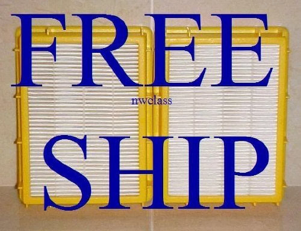 Compatible with Eureka Vacuum Smart Vac HEPA 61111 (HF-2 Filter) 2 pack