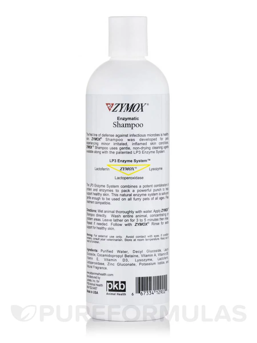 Zymox Enzymatic Shampoo, 12 oz