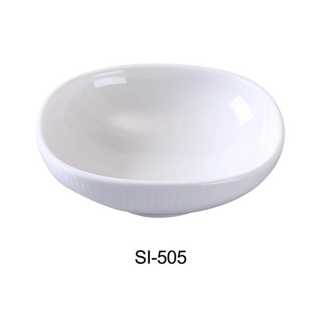 4.5 in. Siena Porcelain Sauce Dish, Bone White - 6 oz - Pack of 36