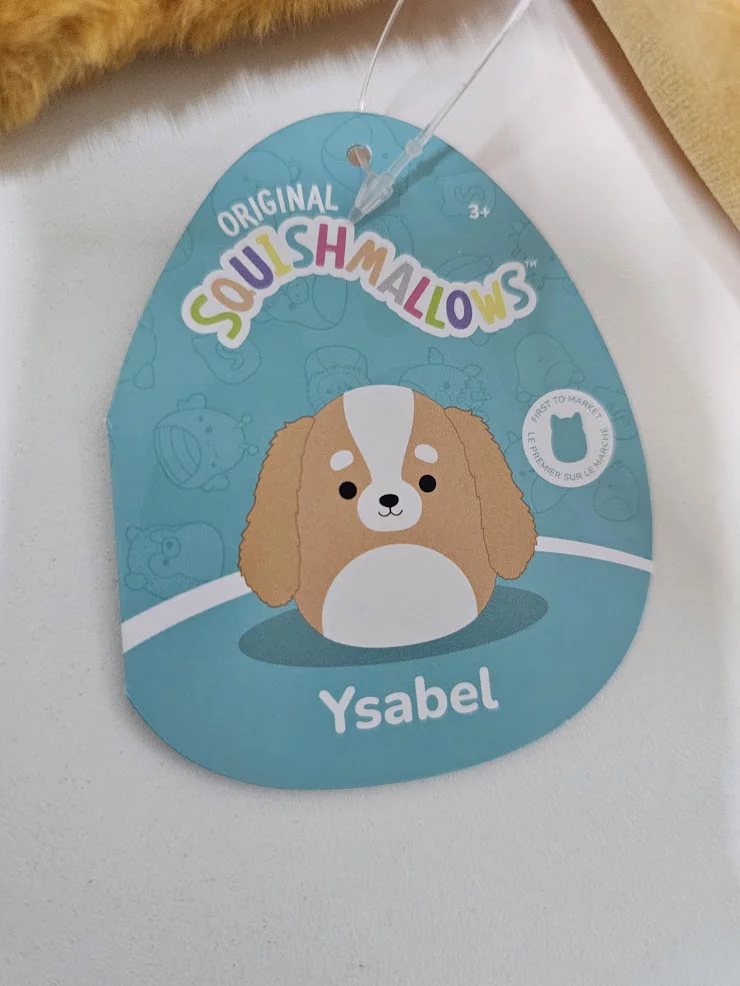 Squishmallows Official Kellytoys Plush 7.5 Inch Ysabel the Brown Cocker Spaniel Dog Pet Squad Ultimate Soft Stuffed Toy
