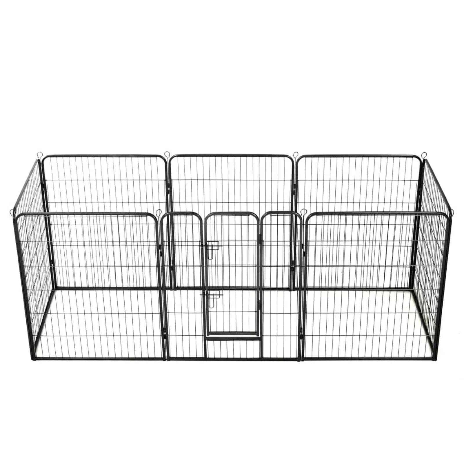 Irfora Dog Playpen 8 Panels Steel 31.5