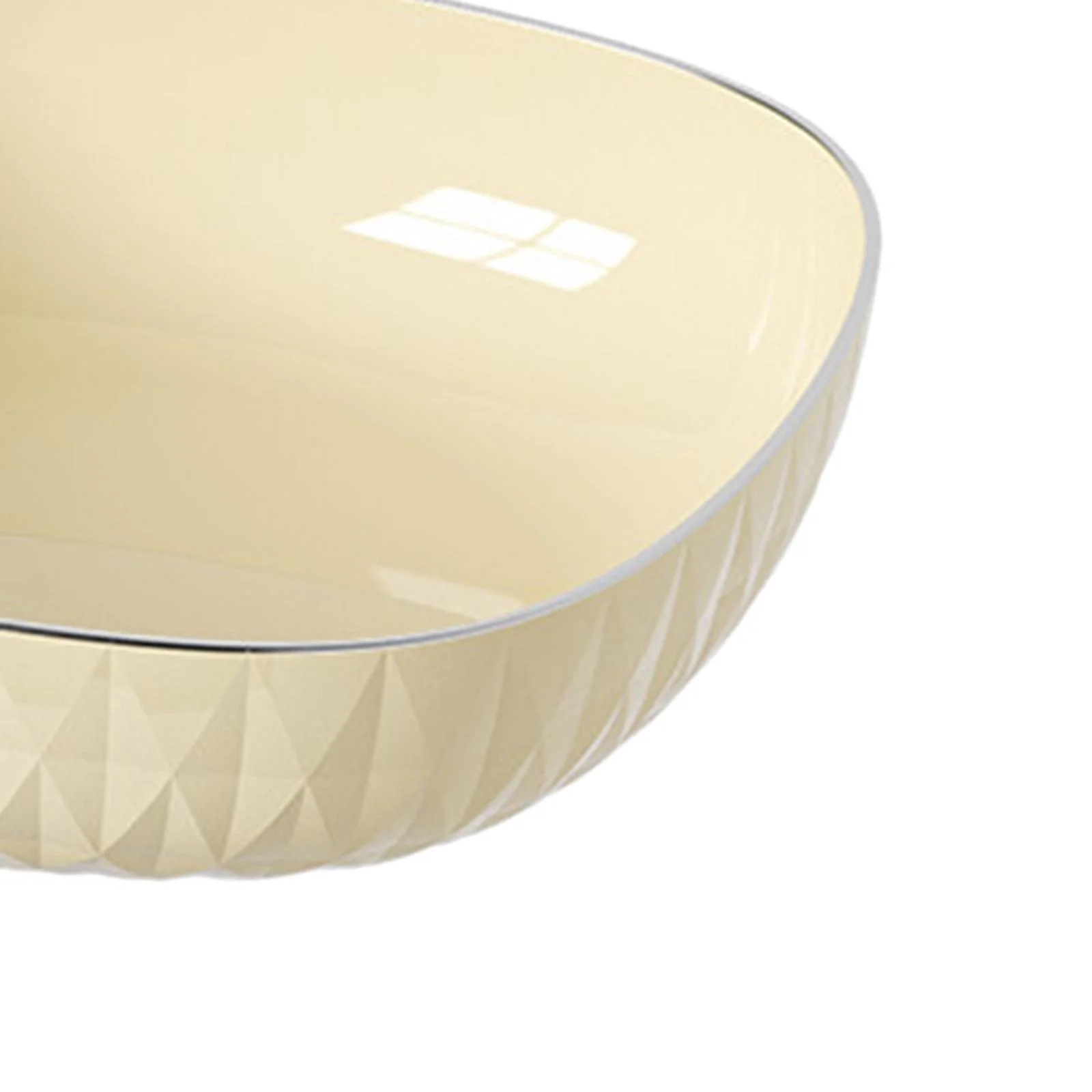 kowaku Fruit Rack Large Snack Plates Multipurpose Salad Bowl Stackable Candy Container Vegetable Storage Tray for Holiday Parties Farmhouse square