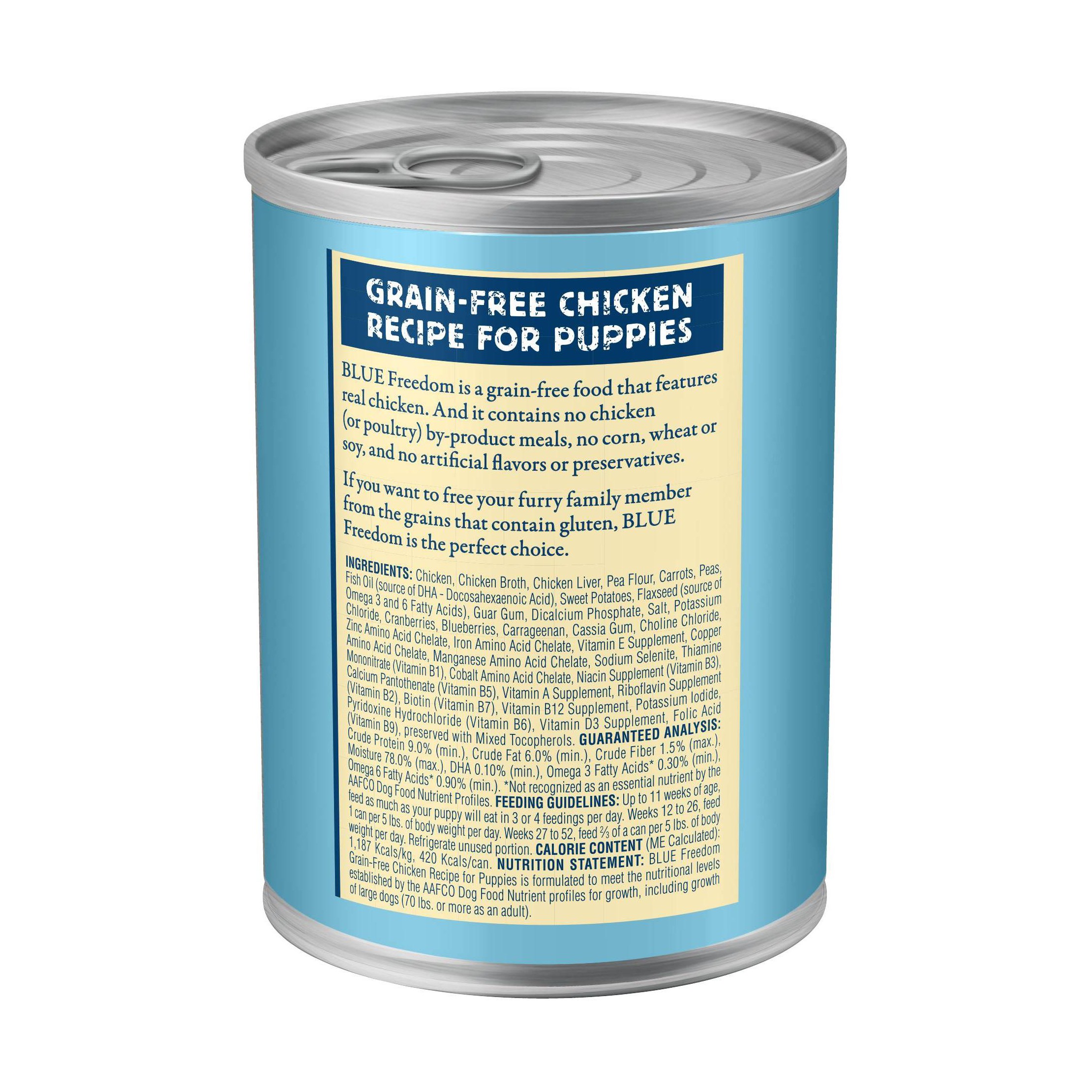 Freedom Grain Free Wet Dog Food Chicken Recipe Puppy - 12.5oz/12ct Pack