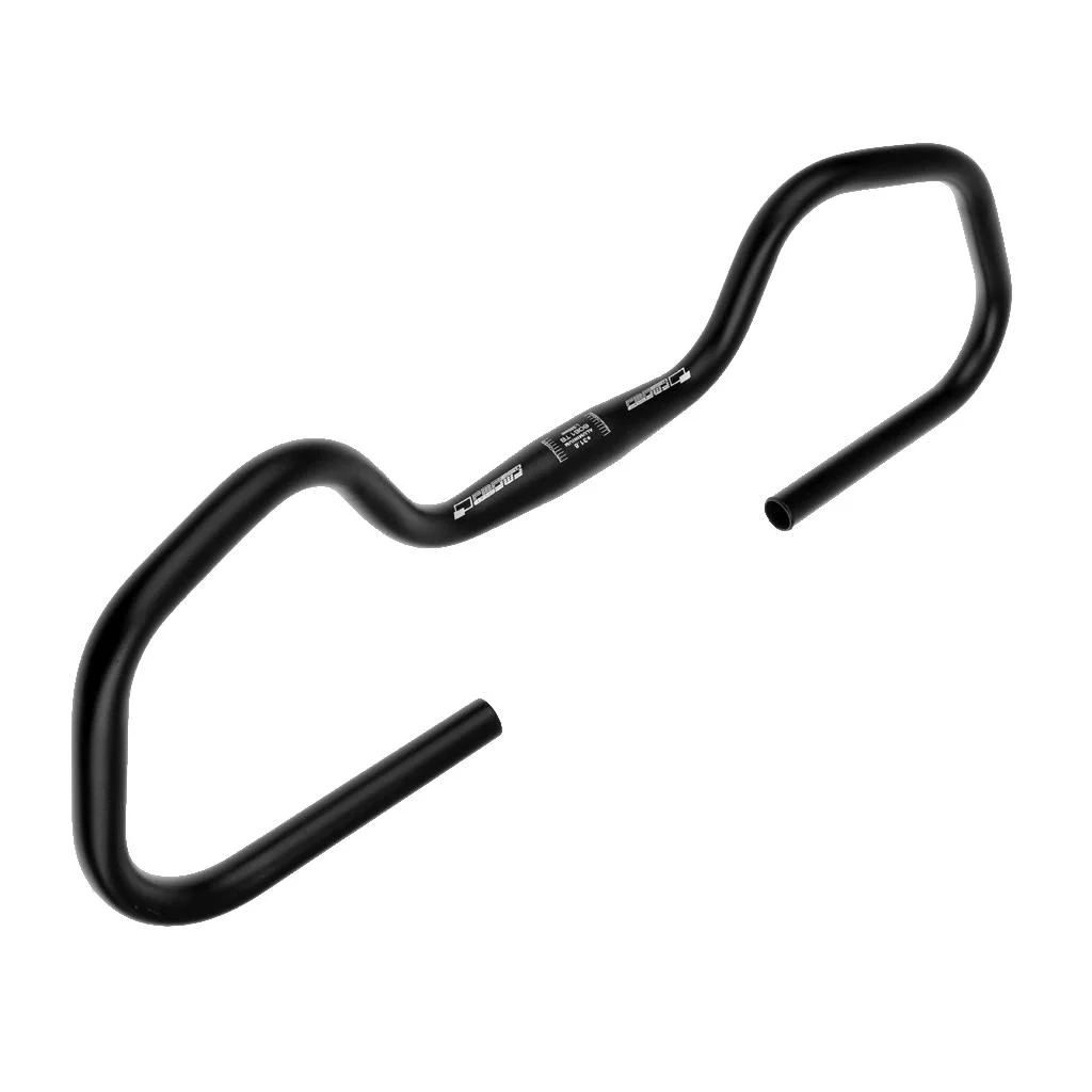 Bike Handlebar / 31.8x580mm Butterfly Handlebar Riser Bent Bar - Black, 31.8mm