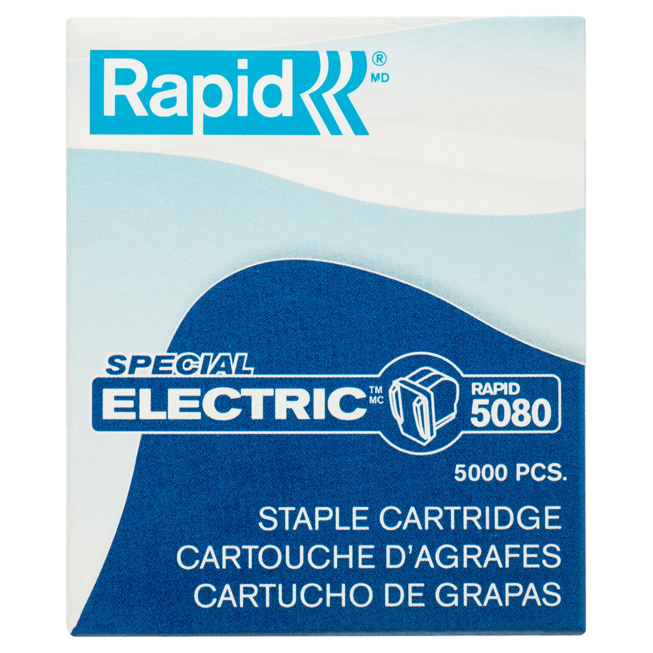 Rapid 5080e Staple Cartridge, Silver, 5000 / Box (Quantity)
