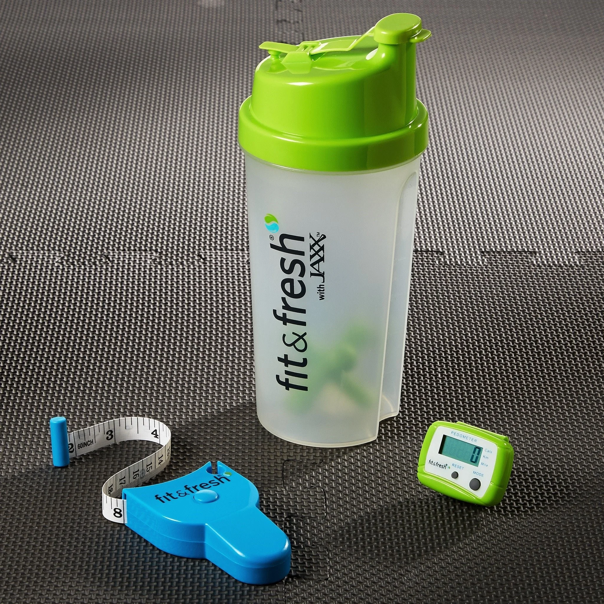 Fir & Fresh Jaxx Fitness Set With 20oz Shaker Bottle, Workout Prep Set