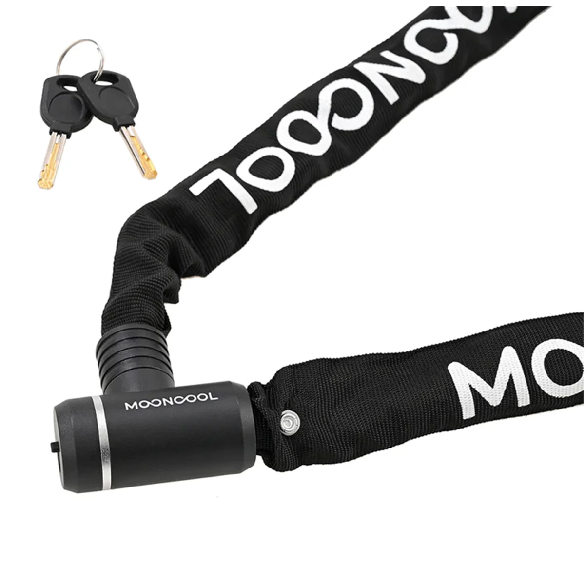 Lilypelle 8x1200mm Chain Bicycle Lock,Heavy Duty Trike Lock,with two Keys