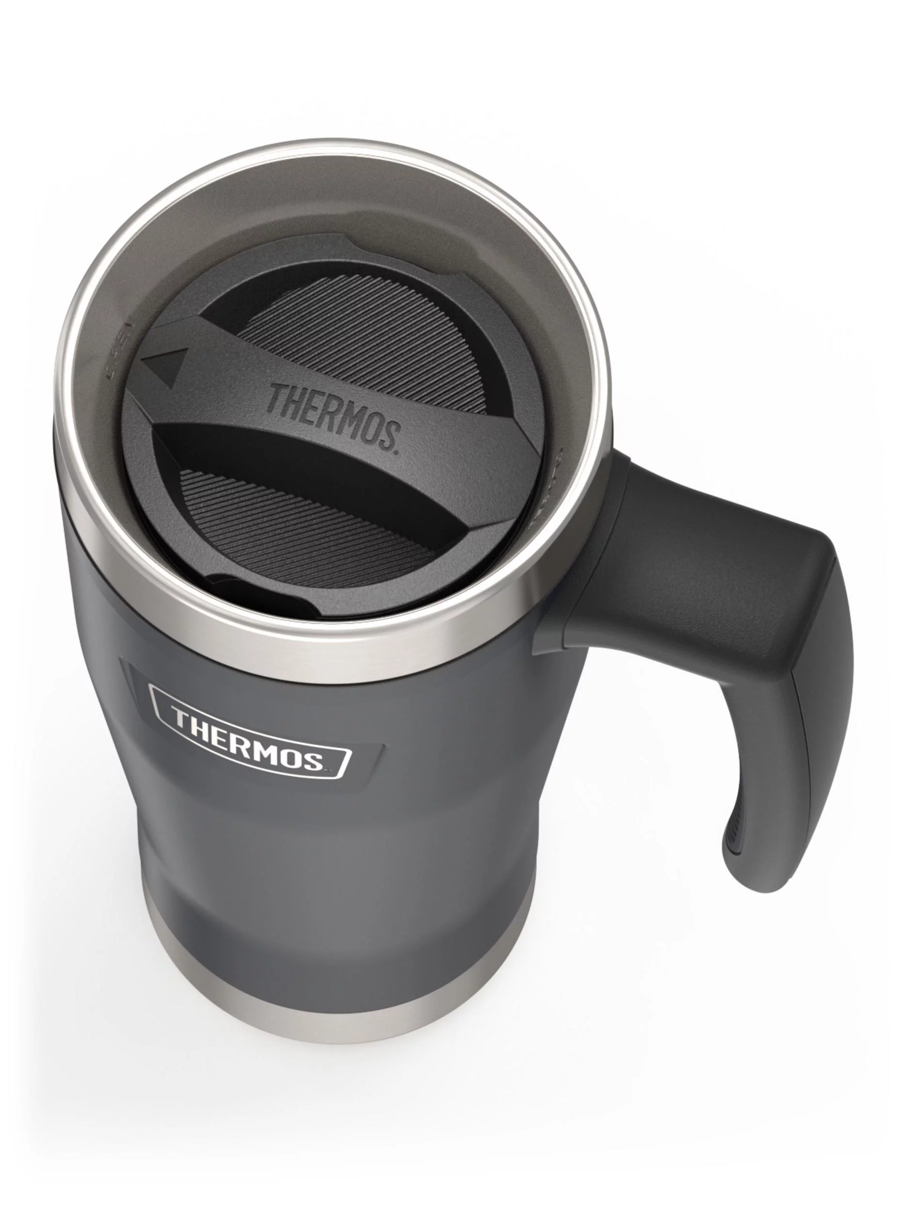 Thermos ICON Series Stainless Steel Vacuum Insulated Mug, 16oz, Granite