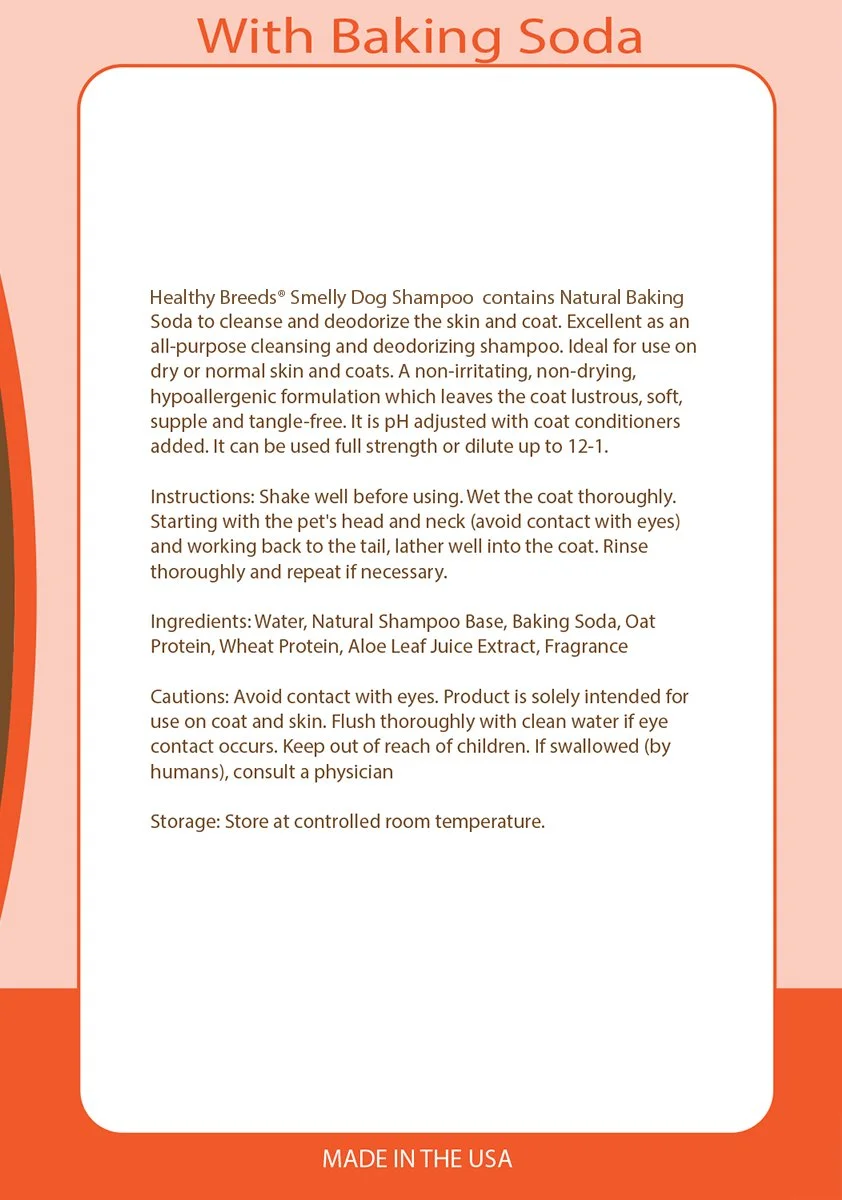 Healthy Breeds 192959001716 8 oz Doberman Pinscher Smelly Dog Baking Soda Shampoo