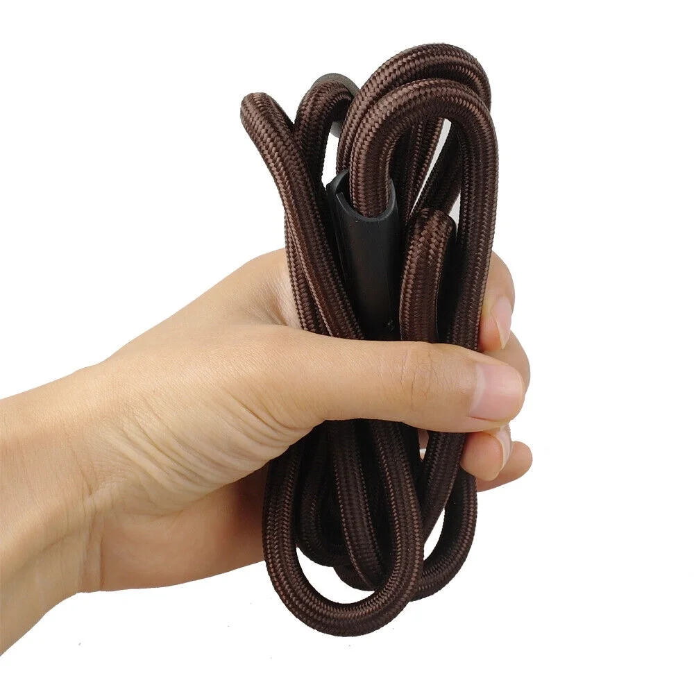 5ft Slip Lead Dog Leash Nylon Rolled Rope Pet Collar Obedience Recall Training