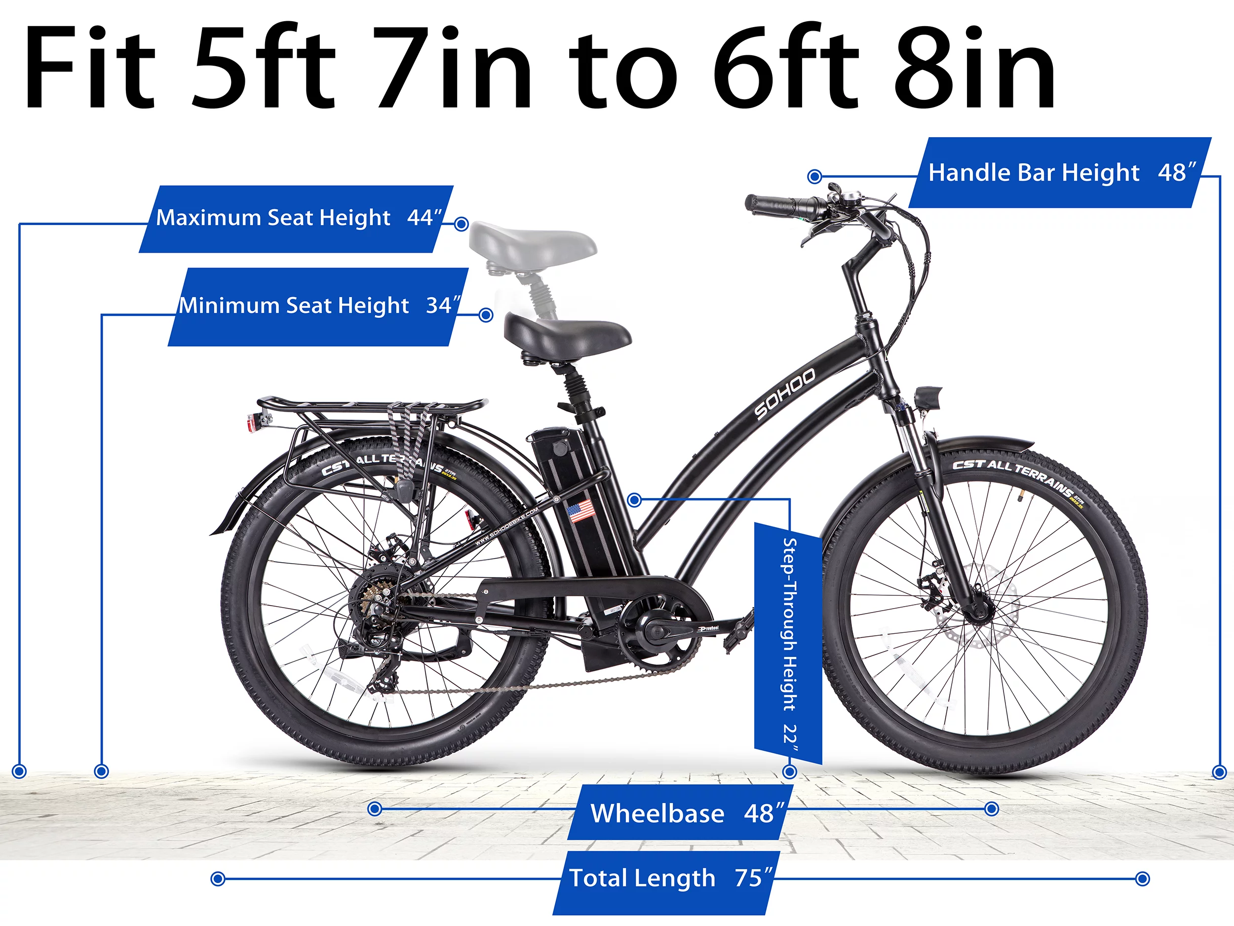 SOHOO 48V500W13Ah 26