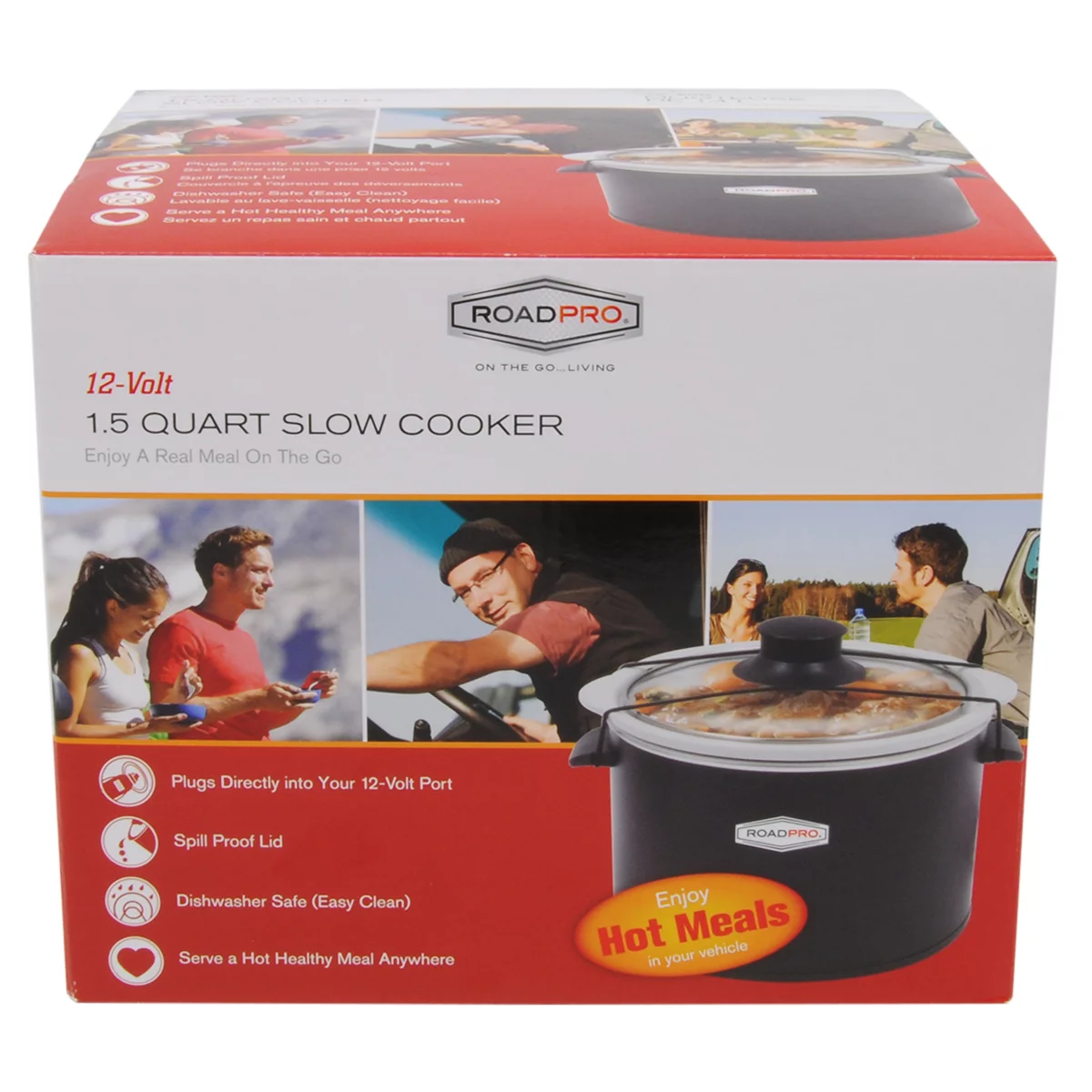 12-Volt 1.5 Quart Slow Cooker  Black