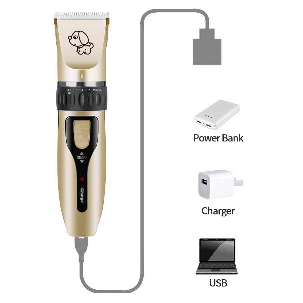 Dog Hair Trimmer Electrical Pet Professional Grooming Machine Tool USB Rechargeable Shavers Cats Hair Cutter Dog Haircuter