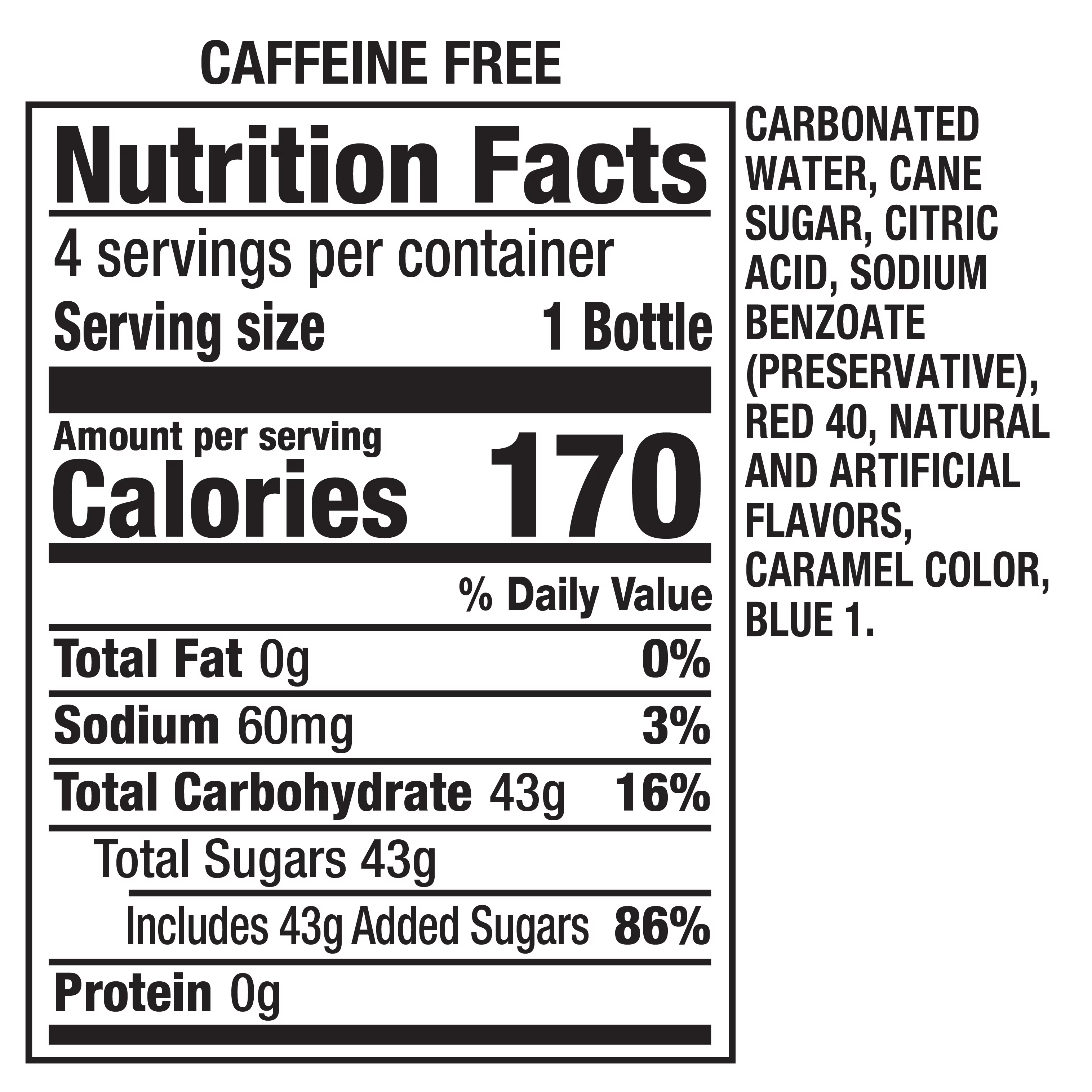 IBC Black Cherry Made with Sugar Soda, 12 fl oz, 4 Pack Glass Bottles