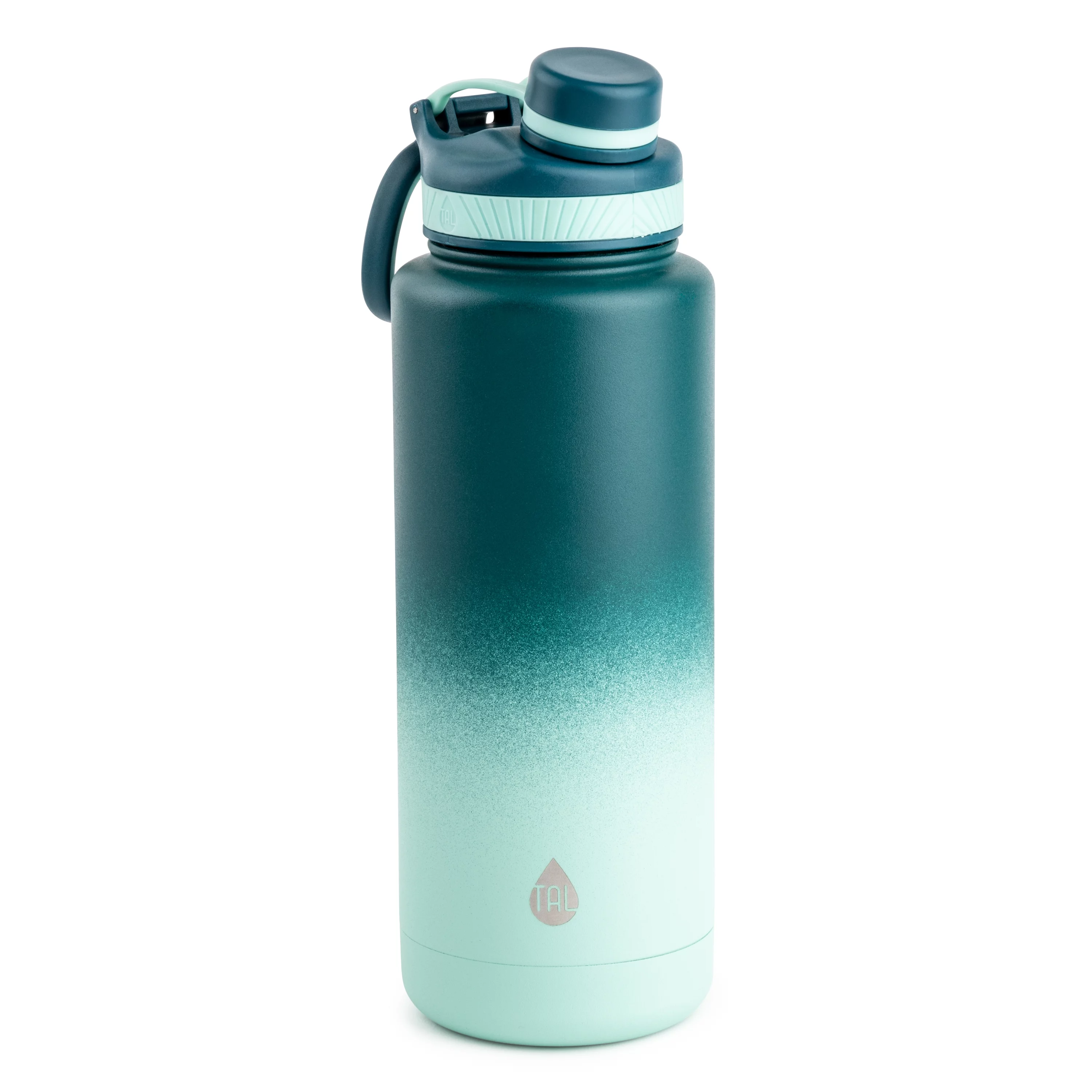 TAL Stainless Steel Ranger Water Bottle 40oz, Ombre Green