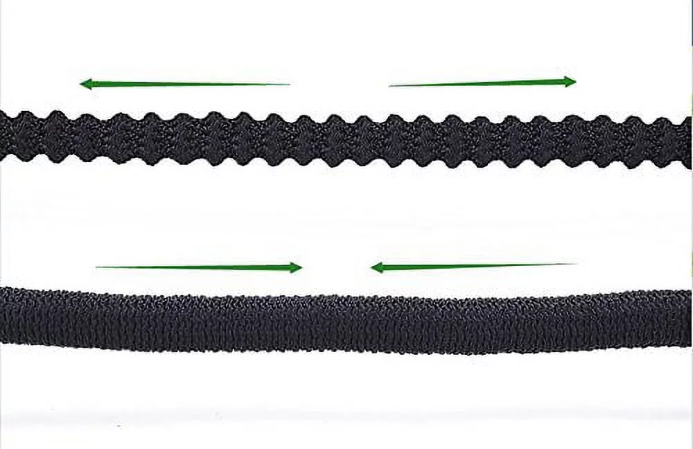 SOGA 50 Ft Expandable Garden Hose with Spray Nozzle 9 Switch Patterns of Watering Hose, Garden Wash Hose, Car Wash, Latex Tube Pipe Solid Brass Durable, Pet Showering Wash Include Hanger - Black