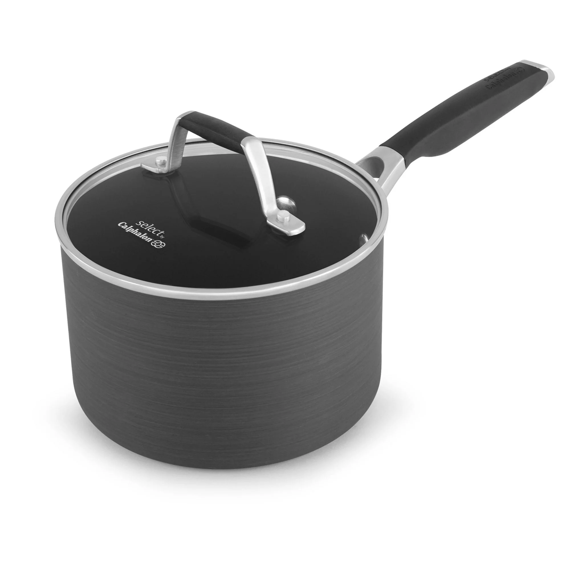 Select by Calphalon AquaShield Nonstick 2.5-Quart Sauce Pan with Lid