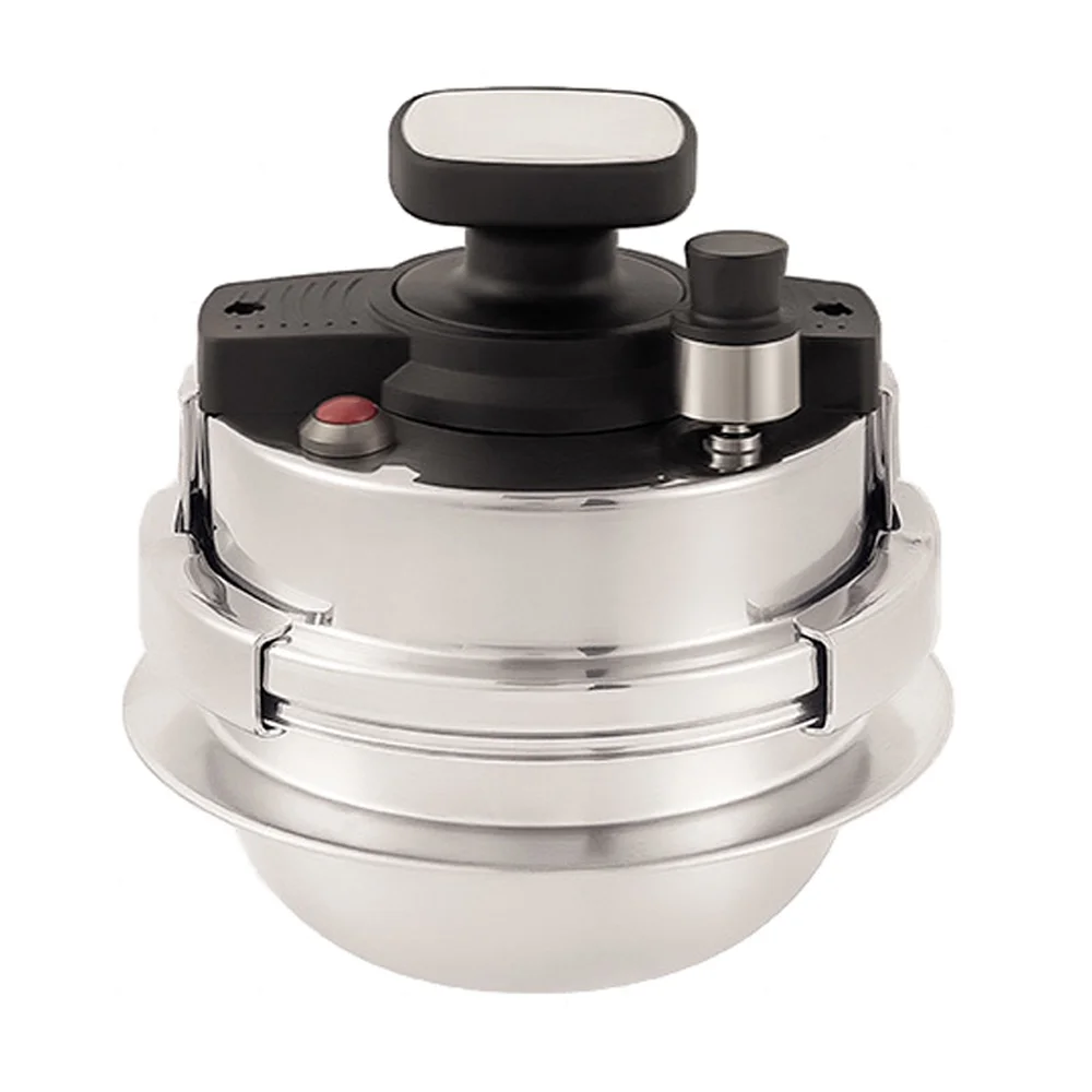 Dcenta Multifunctional Travel Cooking Accessory 1.2L Self Driving Camping Vehicle Pressure Cooker