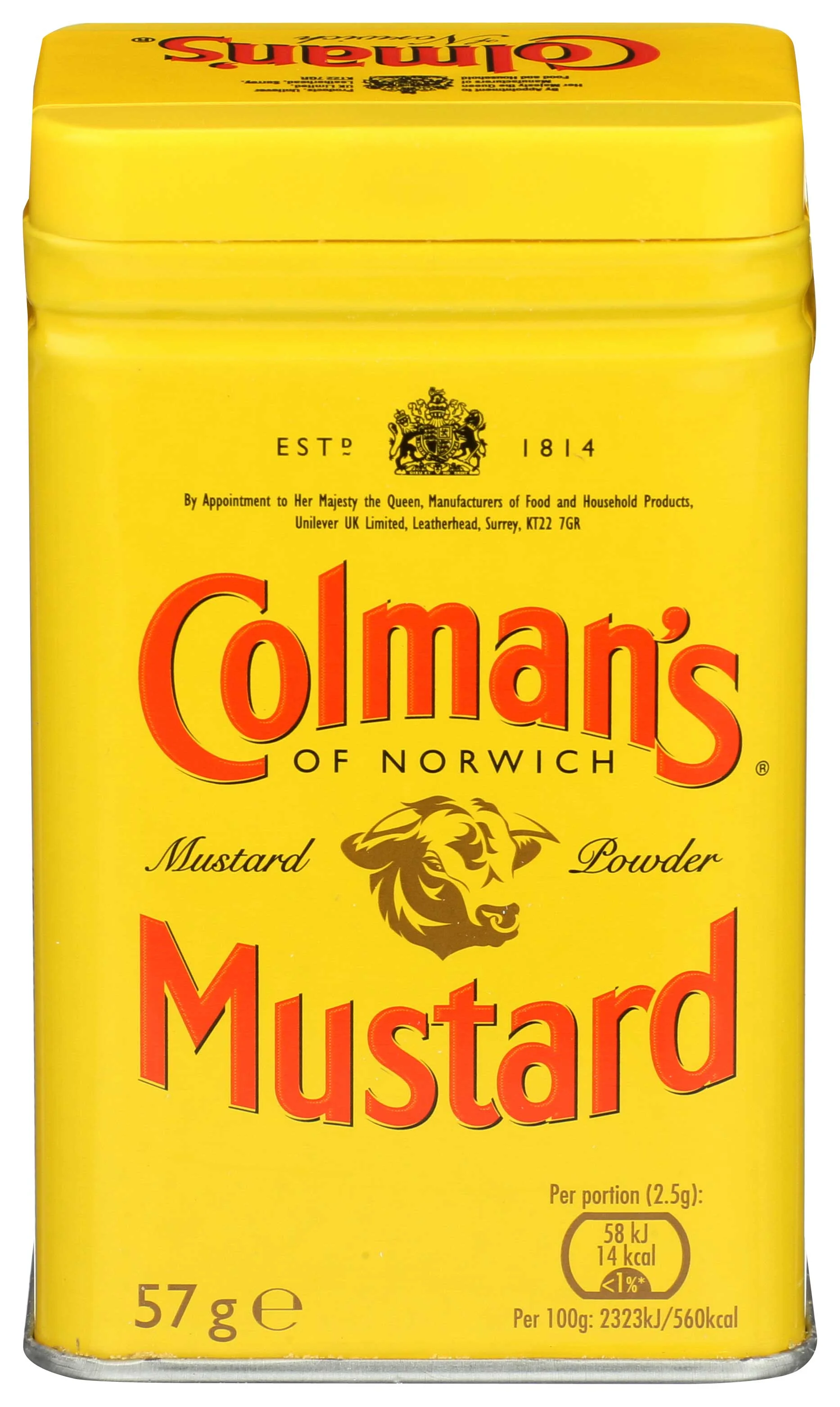 Colmans Dry Mustard, 2 ounce -- 12 per case