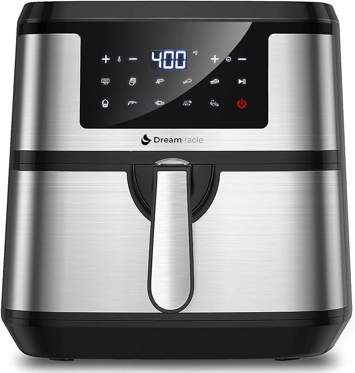 Open Box Dreamiracle Air Fryer XL 8Qt Digital Airfryer 8QT 1750W Smart Air Fryer - Black