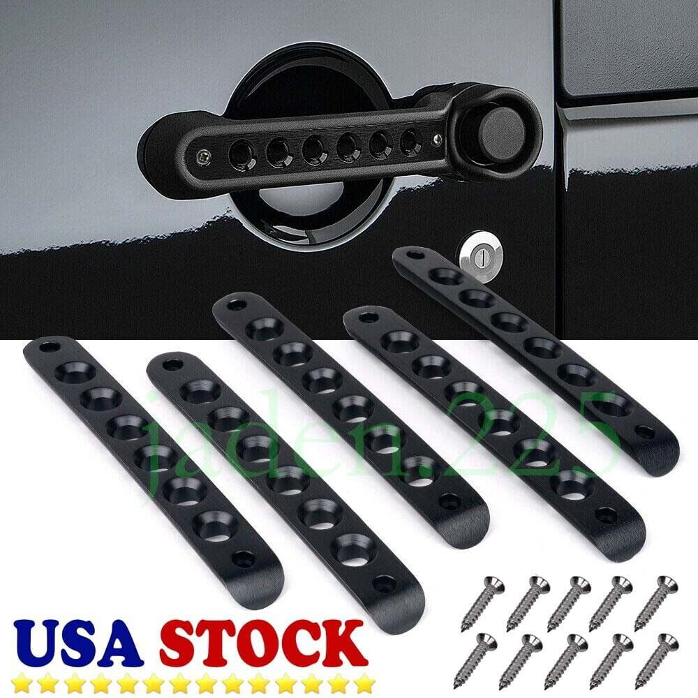 Grab Handle Cover for 2007-2018 Jeep Wrangler JK & Unlimited 4 Door 5pcs/Set ee