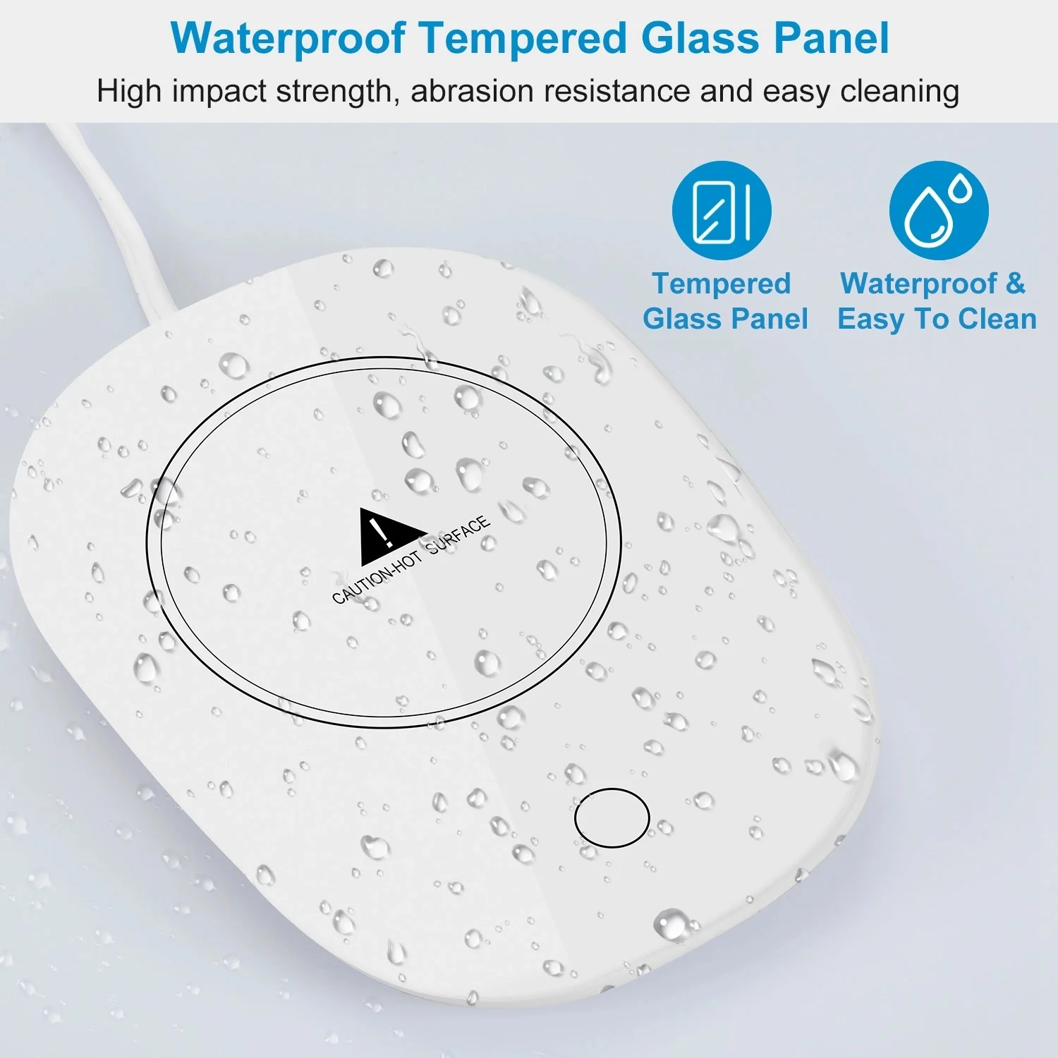 Adrinfly Coffee Mug Warmer Cup Warmer Auto Shut Off Coffee Tea Milk Electric Heater Pad Office Home Desk Coffee Mug Warmer