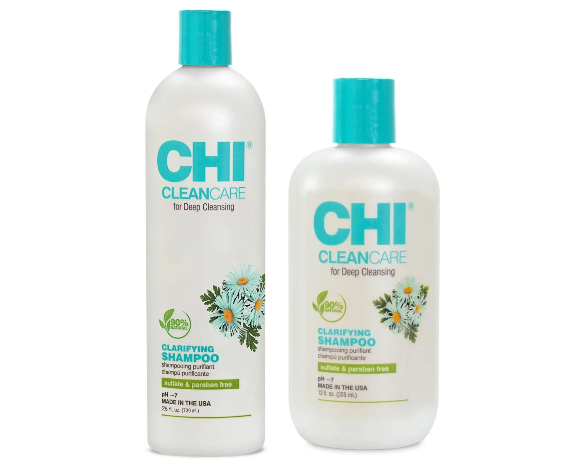 CHI Cleancare - Clarifying Shampoo 25 oz and 12 oz - COMBO PACK