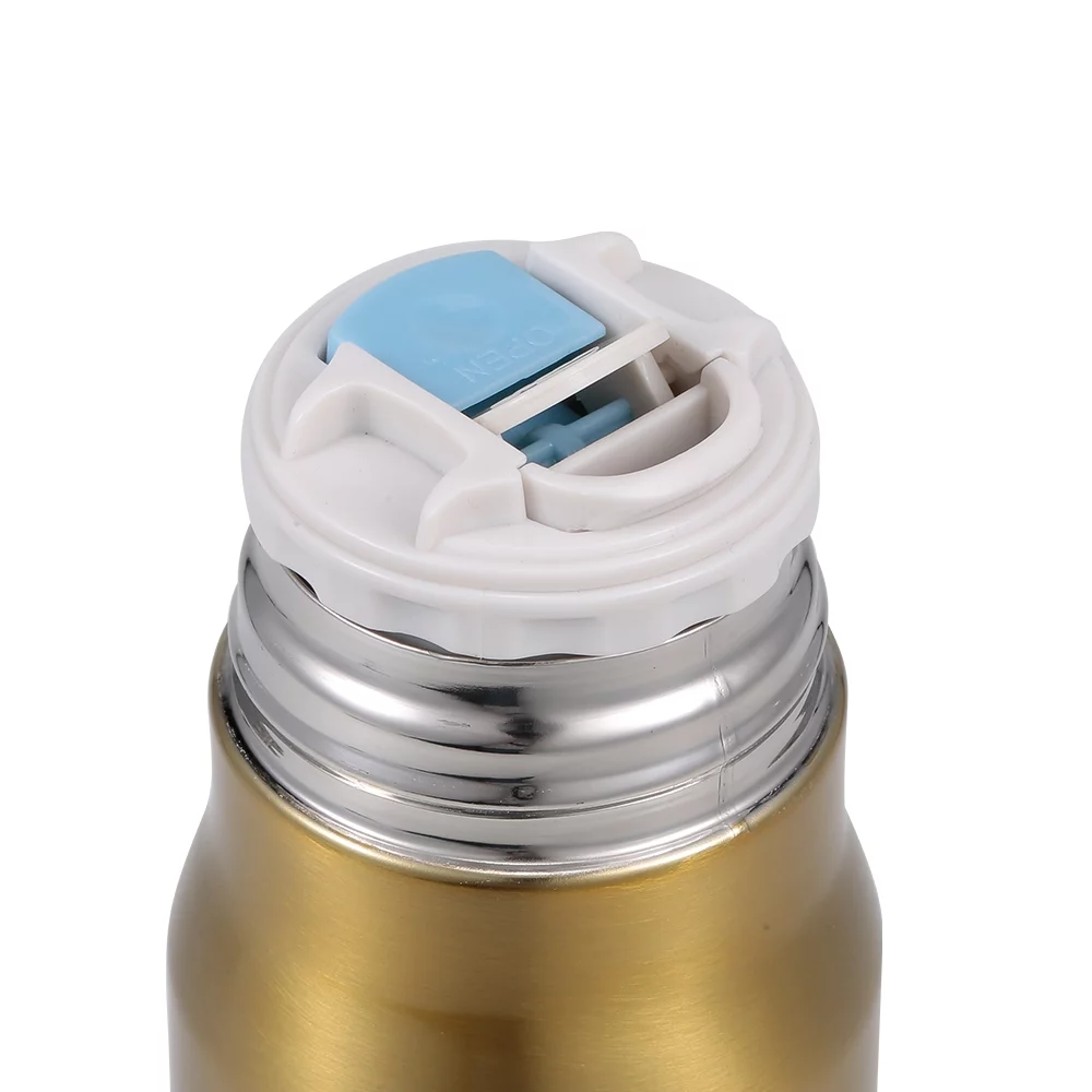 Water Bottle Stainless Steel 500ml Vacuum Insulated Water Bottle Bullet Shape Travel Cup Keep Warm