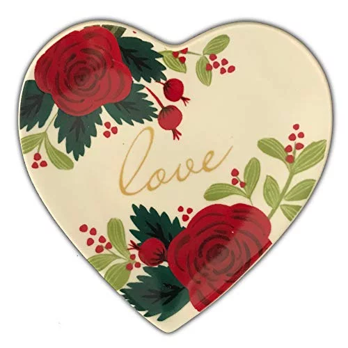 Demdaco - Trinket Plate Set - Botanical Hearts