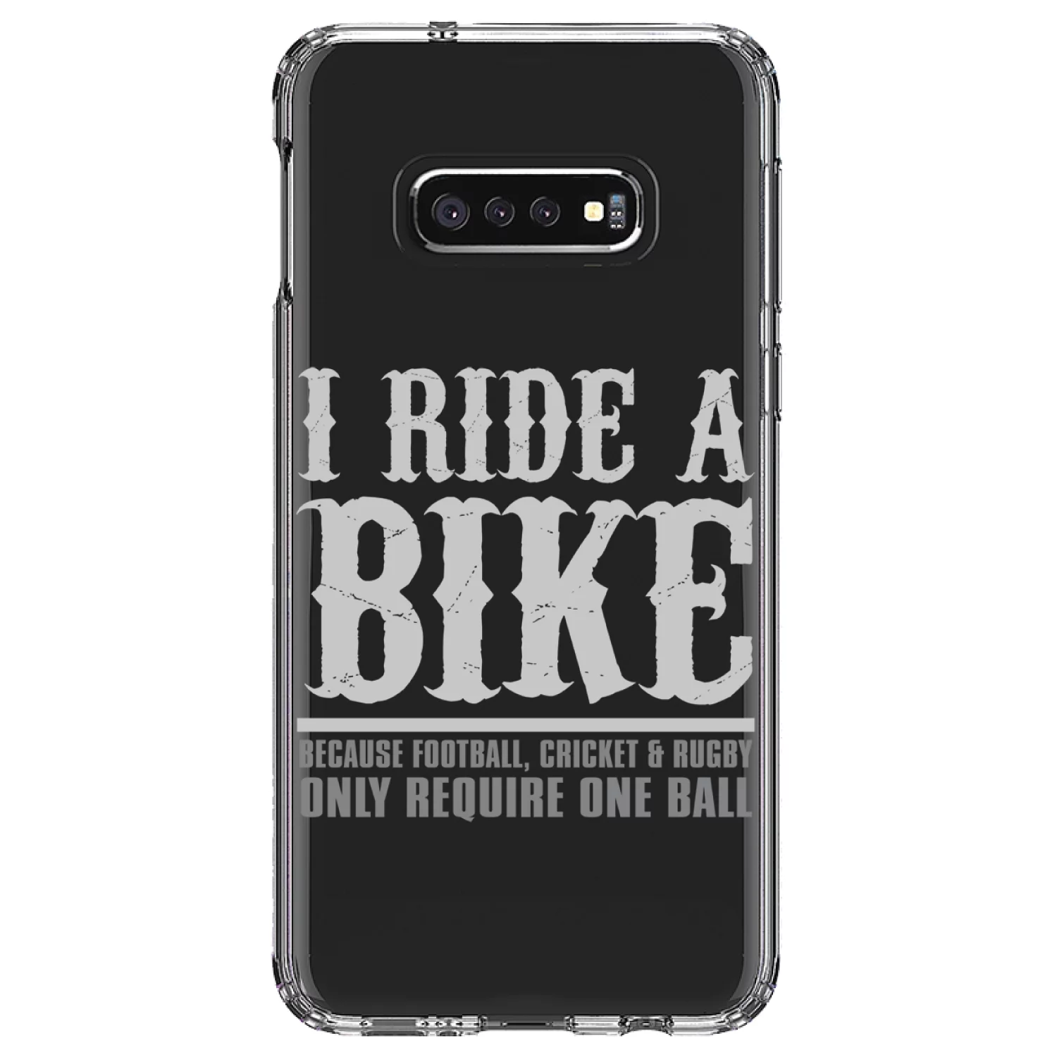 DistinctInk Clear Shockproof Hybrid Case for Samsung Galaxy S10e (5.8