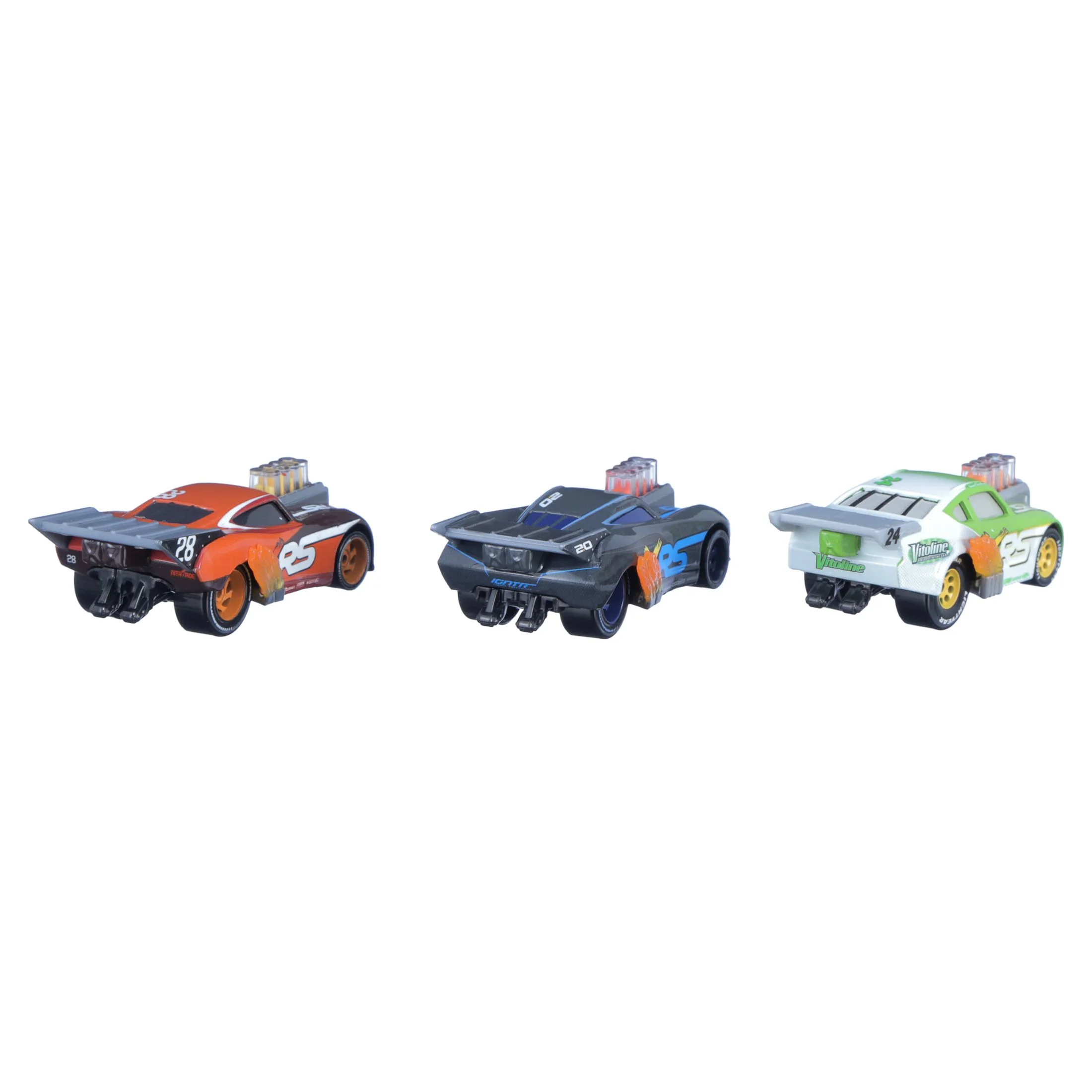 Disney Pixar Cars XRS Drag Racing Vehicle 3-Pack Set