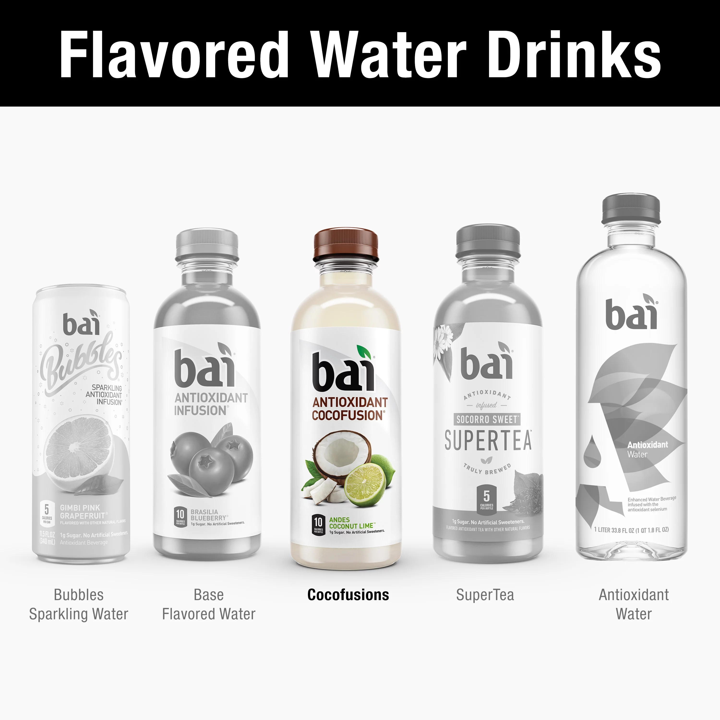 Bai Antioxidant Cocofusion 12 x 18 oz. - Variety Pack