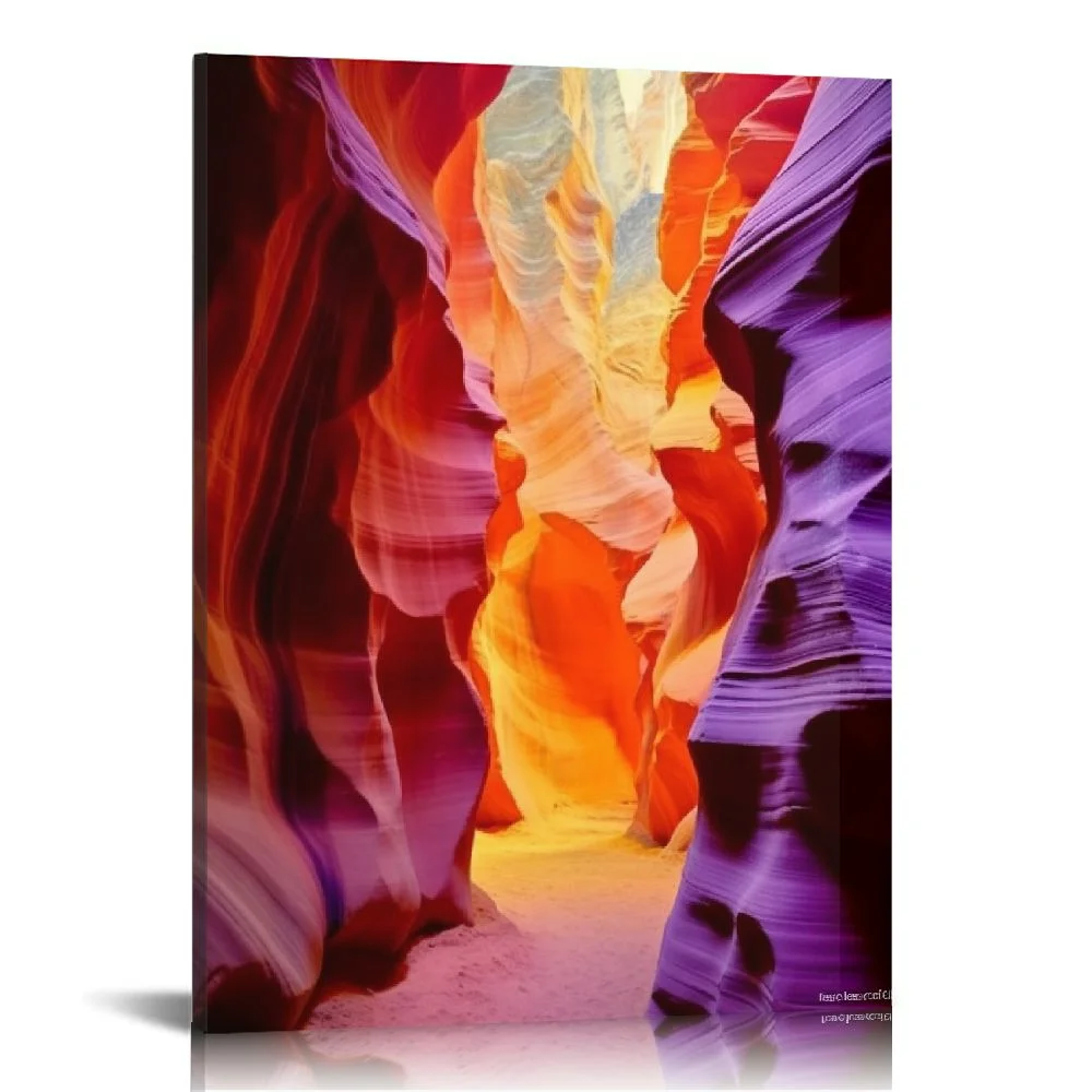 Nawypu  Canvas Wall Art Prints Arizona, Page, Upper Antelope Slot Canyon. Canyon Scenic
