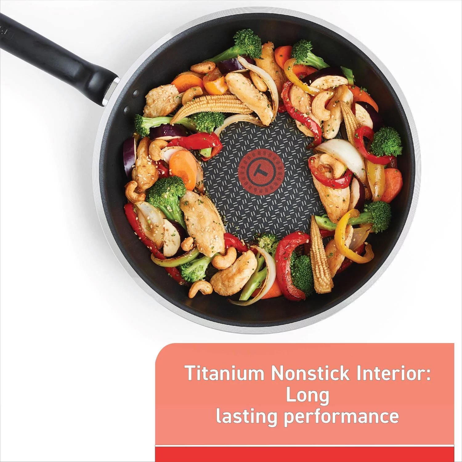 T-Fal Comfort Nonstick Fry Pan, 12 inch, Black