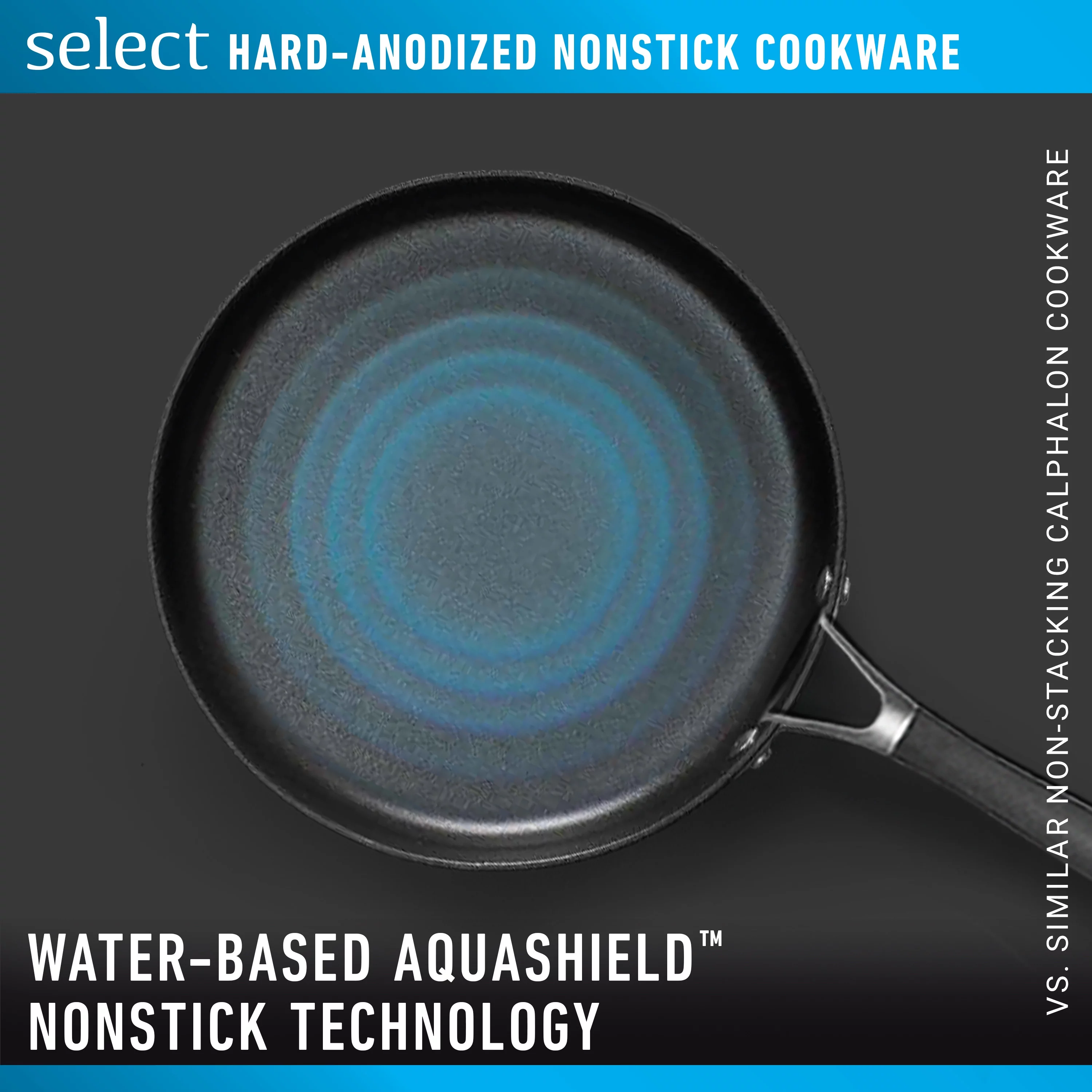 Select by Calphalon AquaShield Nonstick 2.5-Quart Sauce Pan with Lid