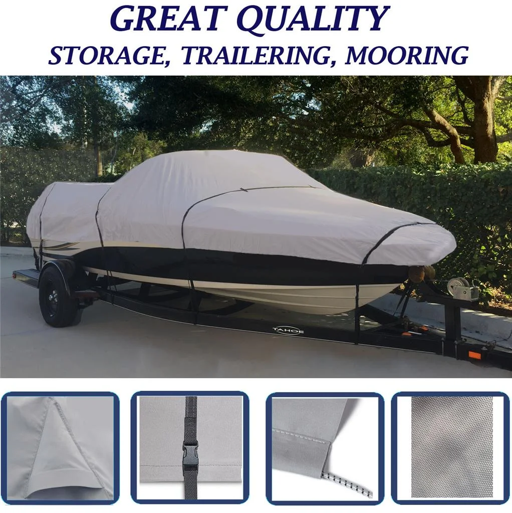 BOAT COVER Compatible for Lund Pro Angler 16 Rebel 1988-1990 STORAGE, TRAVEL, LIFT