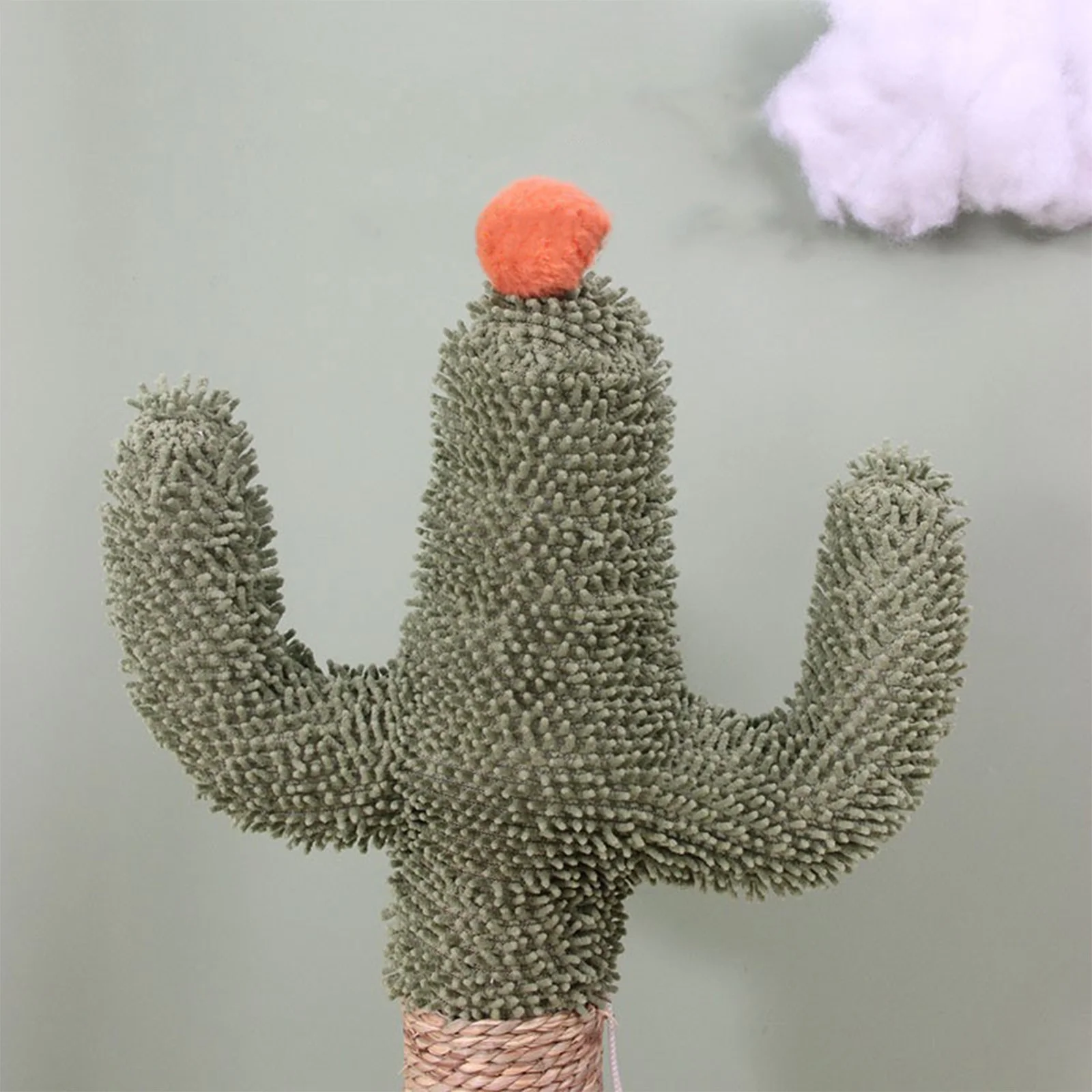 Shldybc Climbing Frame Christmas Tree Natural Sisal Scratch Column Simulation Pasture Large Wear- Scratch Toy Scratch Board