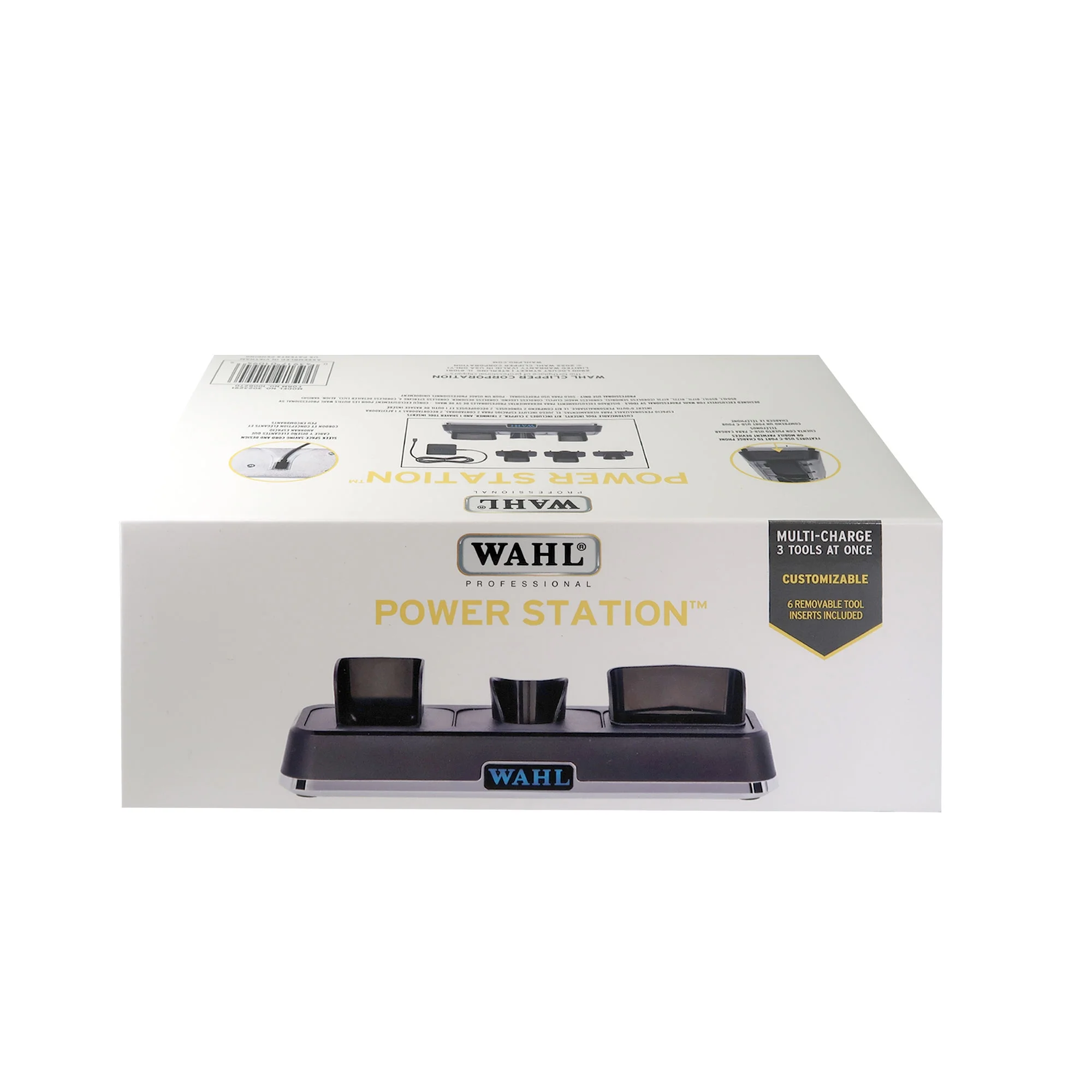 Wahl Power Station Multi-Charge #3023291 with 8 Pk Cutting Guide 3170-500 and Neck Duster