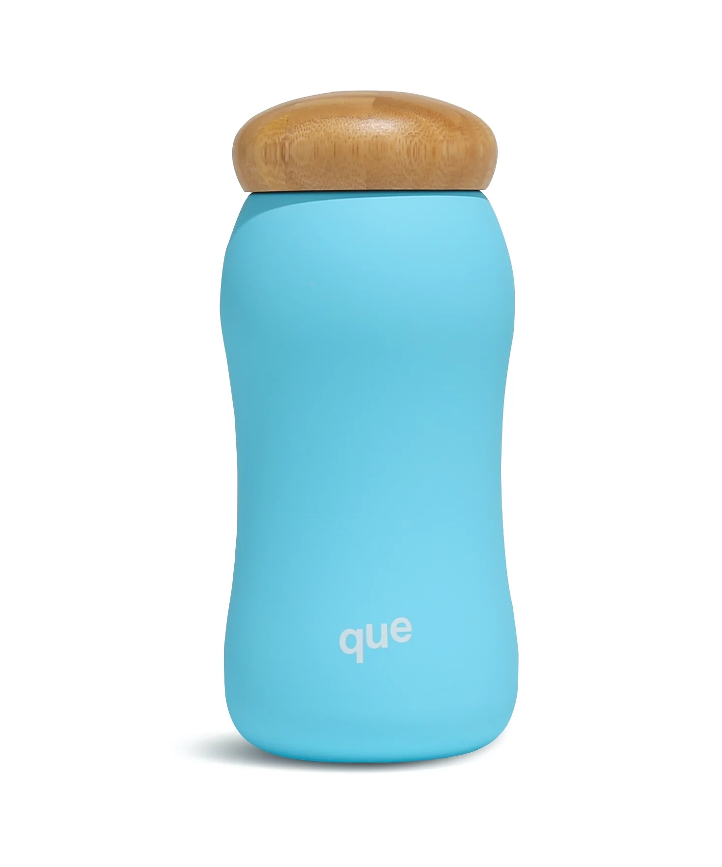 que Bottle - Insulated Bottle / Mug 17 oz - True Taste Ceramic Liner - Bamboo Cap