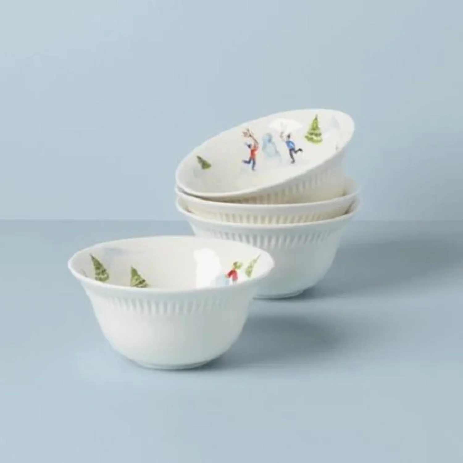 Lenox Profile Snow Day All Purpose Bowls, Set of 4