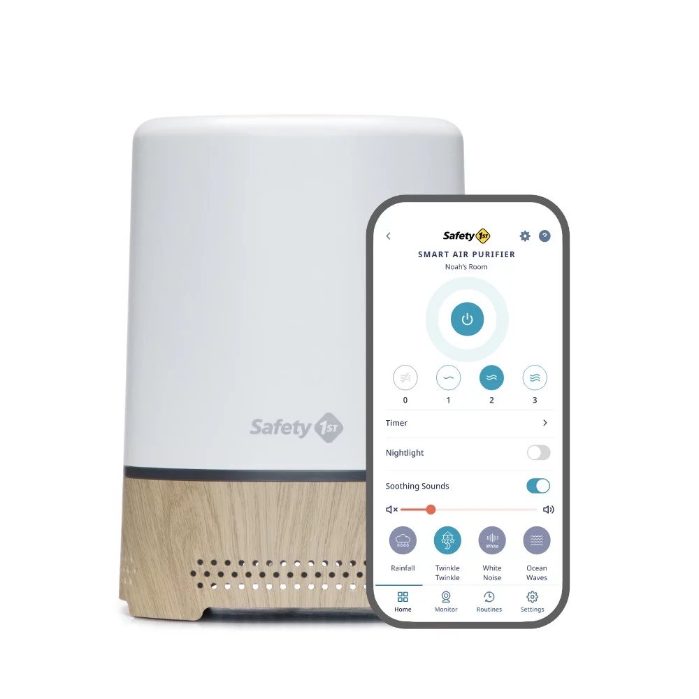 Safety 1st Smart Air Purifier, Natural with White