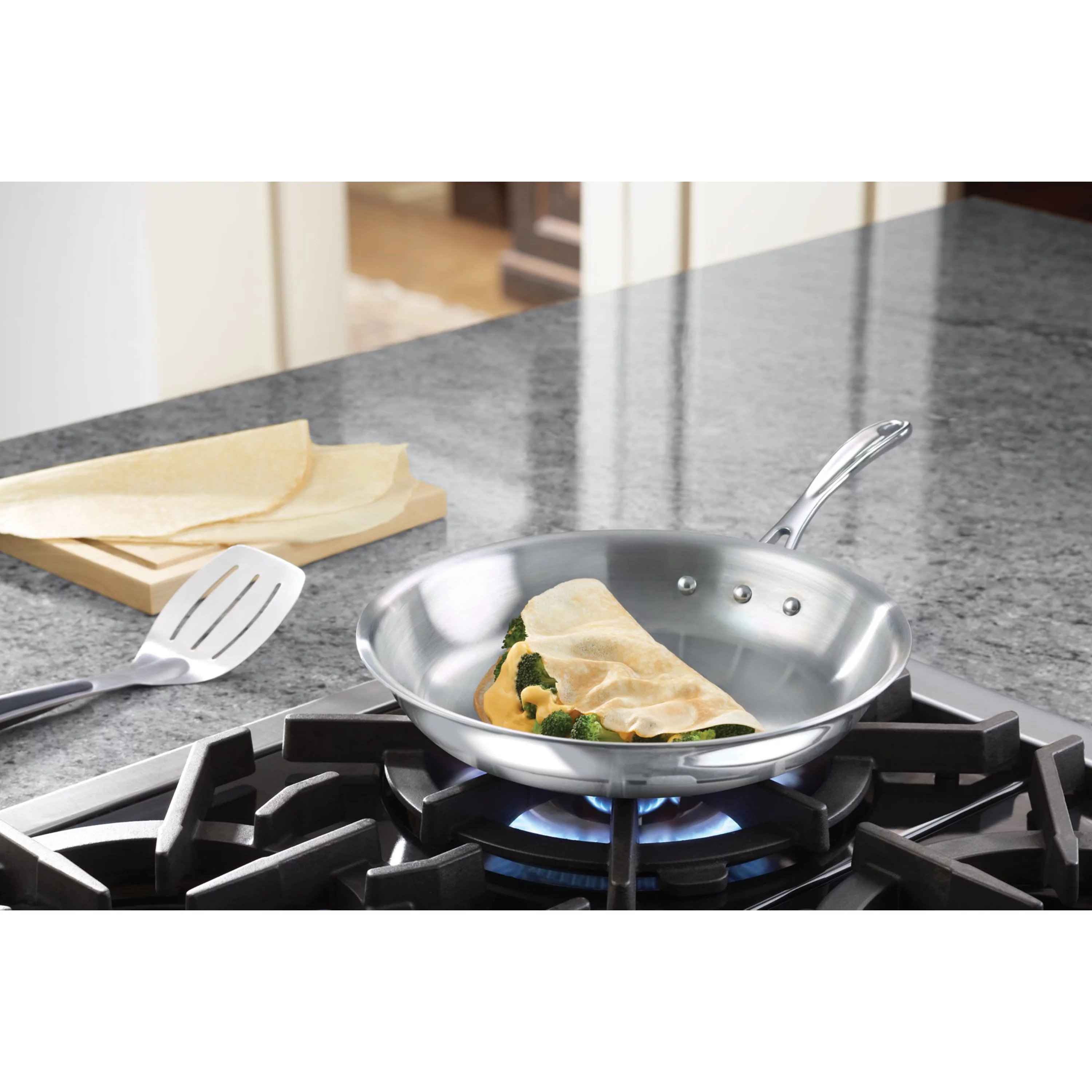 Calphalon Tri-Ply Stainless Steel 10-Inch Omelette Pan