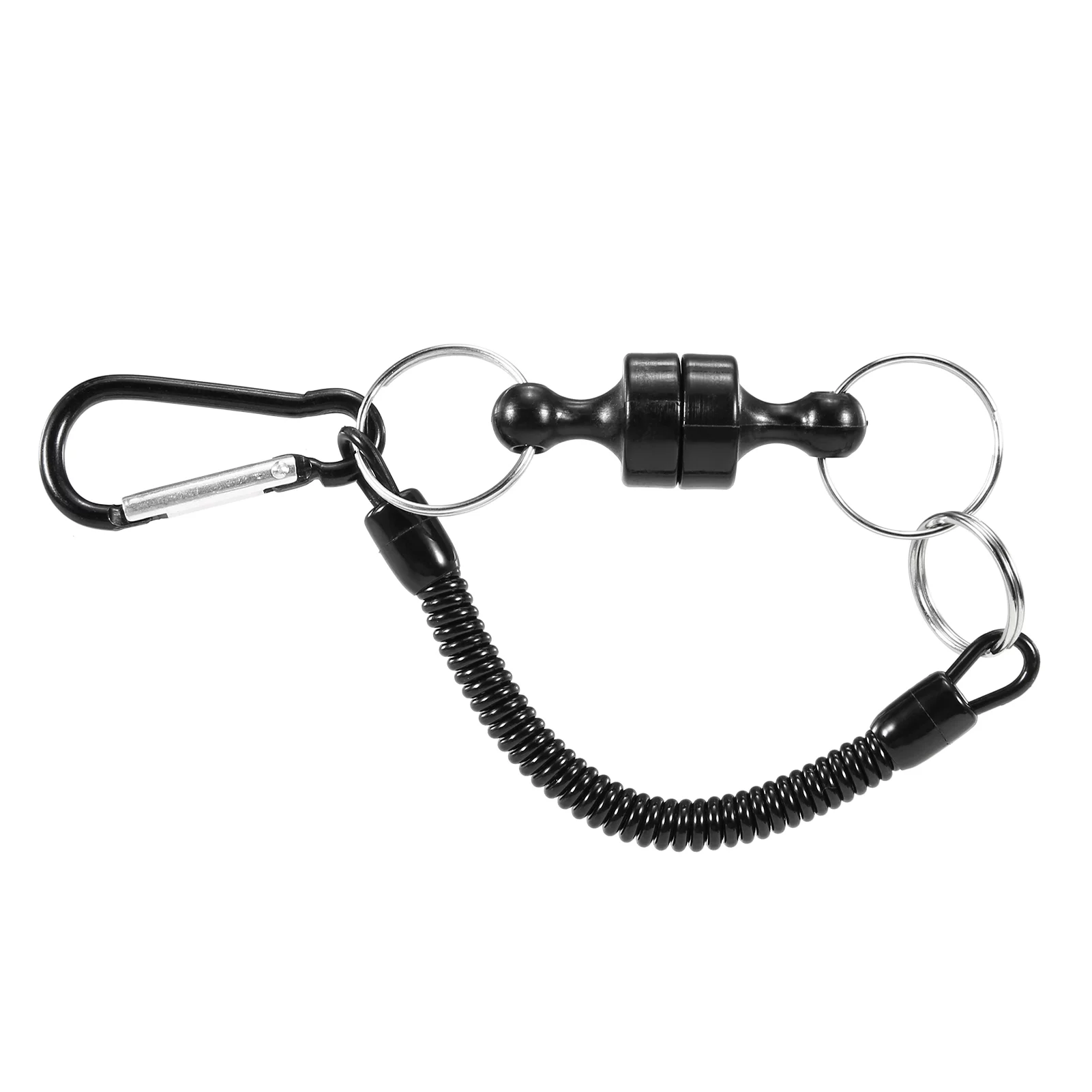 Lixada Coil Lanyard,6pcs Release With Carabiner Clip Net Release With Coil Fly Retention Rope 6pcs Tuyya Buzhi Coil Lanya Carabiner Eryue Mewmewcat Qahm