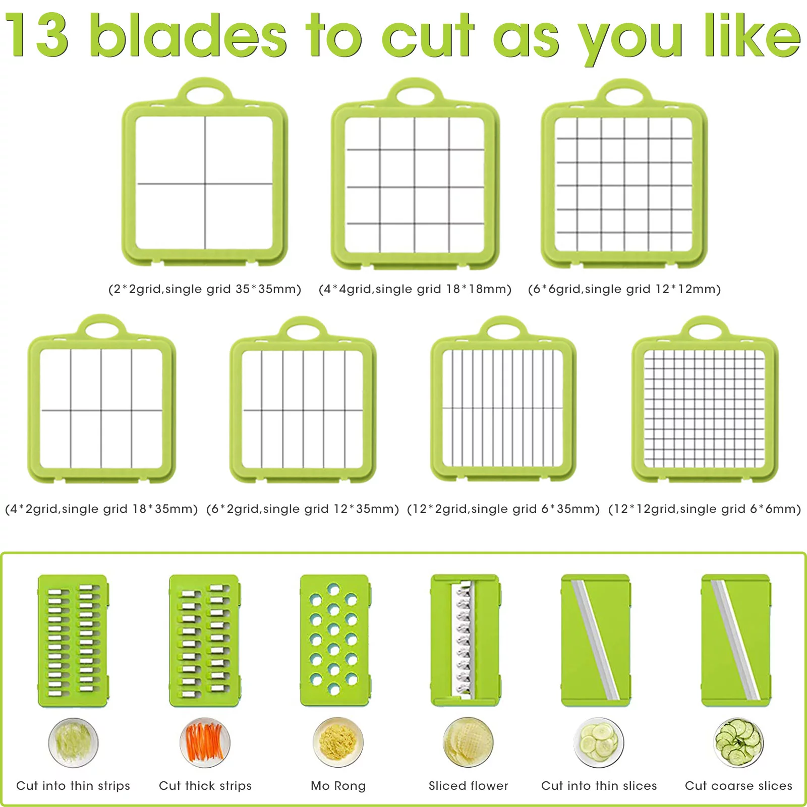 MEKBOK Vegetable Chopper, Pro Onion Chopper,Upgraded version multifunctional vegetable cutter mandolin slicer and peeler 20 in 1 vegetable cutter potato onion dicing machine.