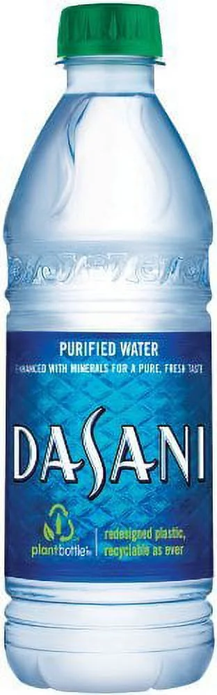 Dasani Water, Enhanced With Minerals, 16.9 Fl Oz Bottle (Pack of 10, Total of 169 Fl Oz)