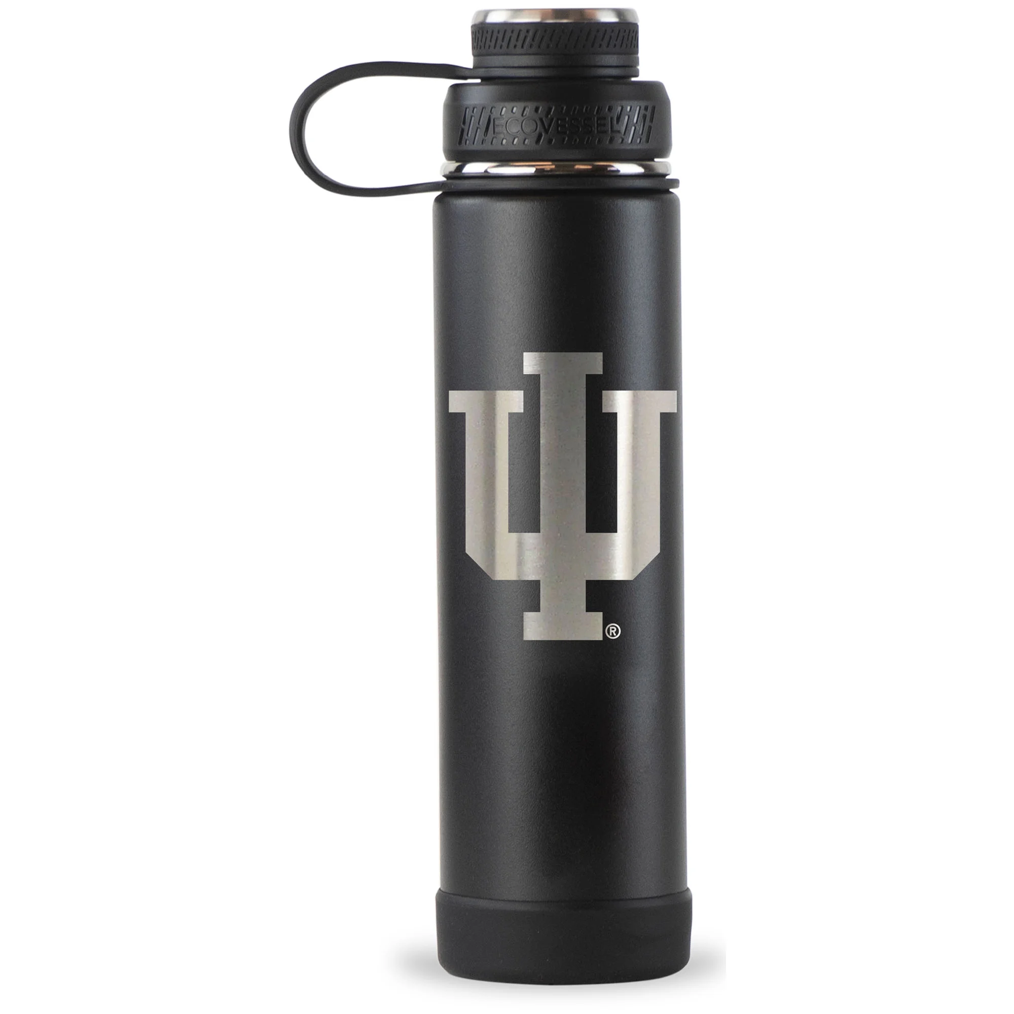 Black Indiana Hoosiers 24oz. EcoVessel Boulder Bottle