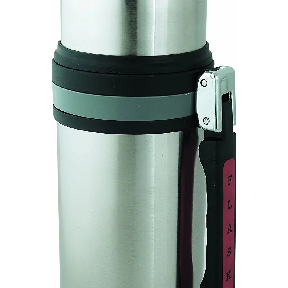 Brentwood Vacuum Bottle Thermos 1.5 Liter Stainless Steel Wide Mouth, 2 Pack