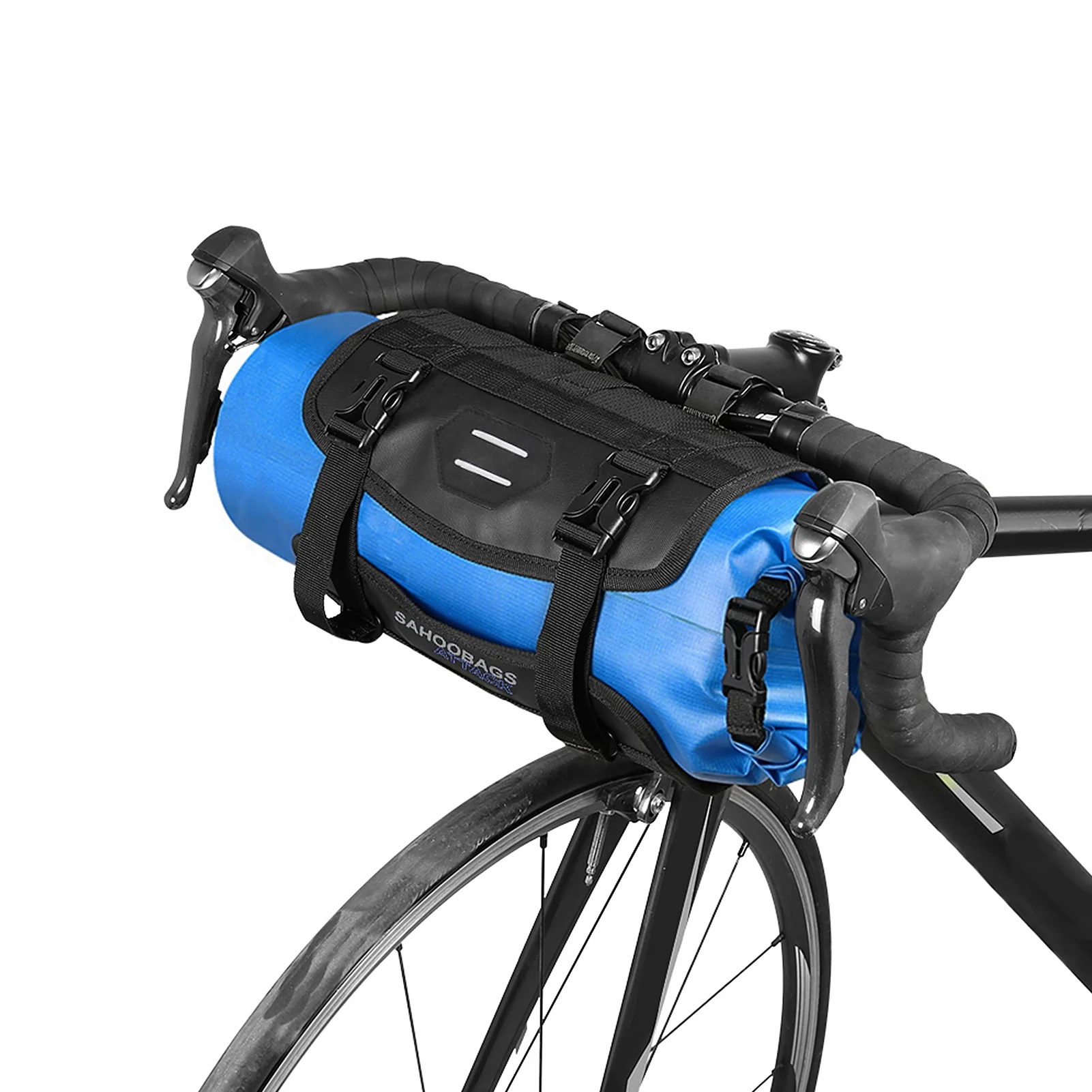 SAHOO Bike Pannier,MTB Frame Bicycle Pannier Cycling Bag Black HUIOP Bike Handlebar , Roll 3 7 3 7 fangzi Dry 3 7 3 7 Road Front with Waterproof Top 3 L- 7 L Adjustable Mountain Closure