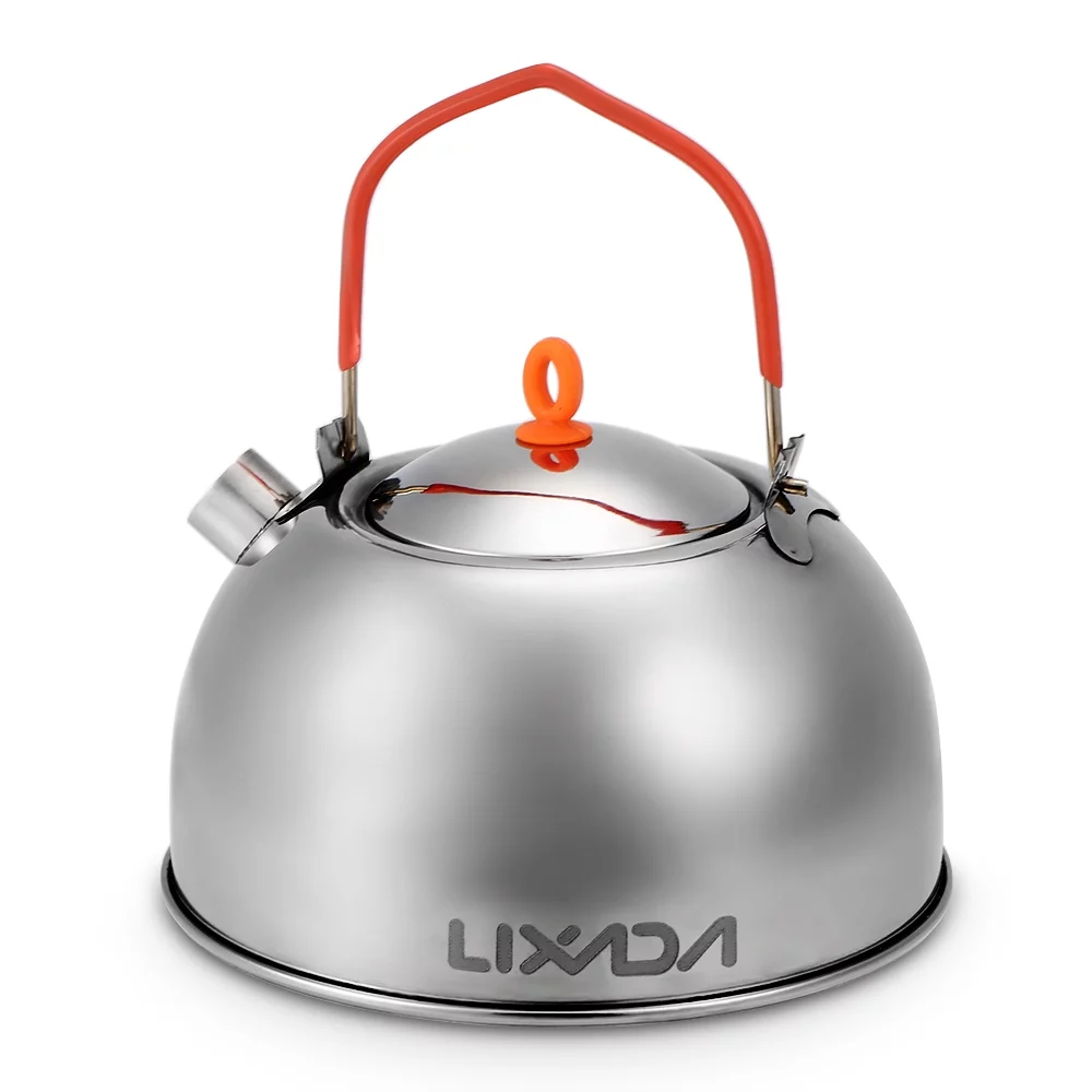 Lixada Kettle,Stainless Steel Tea Teapot Coffee Pot PortableWater Kettle PortableKettle Teapot Coffee 0.6l Stainless Steel Tea KettleWater Kettle Siuke