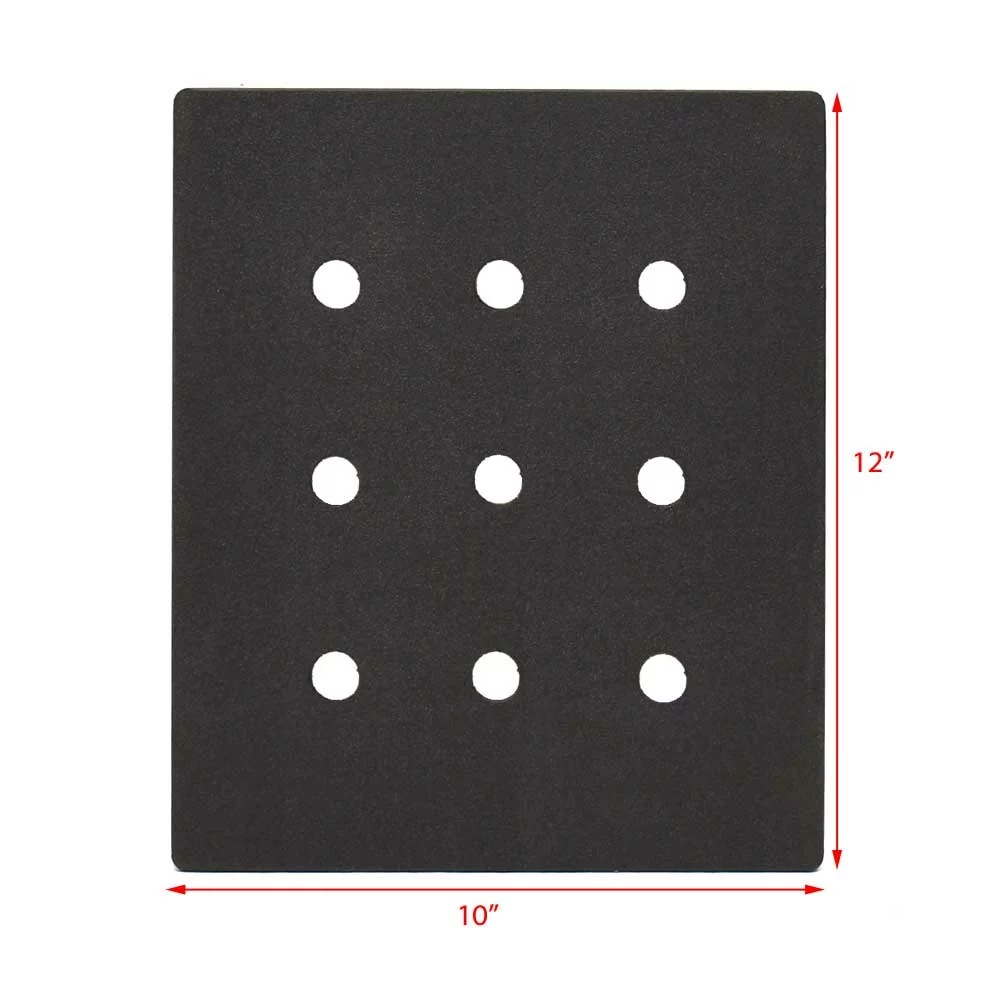 Boat Livewell Divider | Textured Black Starboard 12 x 10 Inch